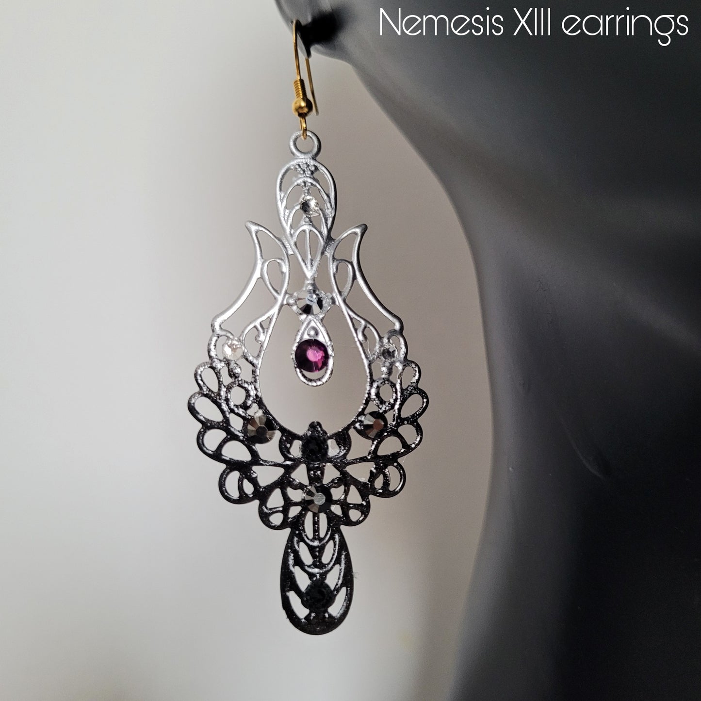 Deusa ex Machina collection: The Nemesis earrings