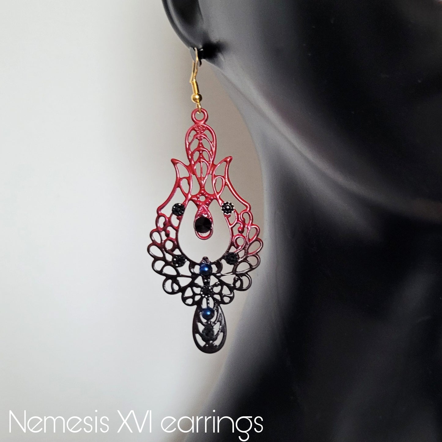 Deusa ex Machina collection: The Nemesis earrings