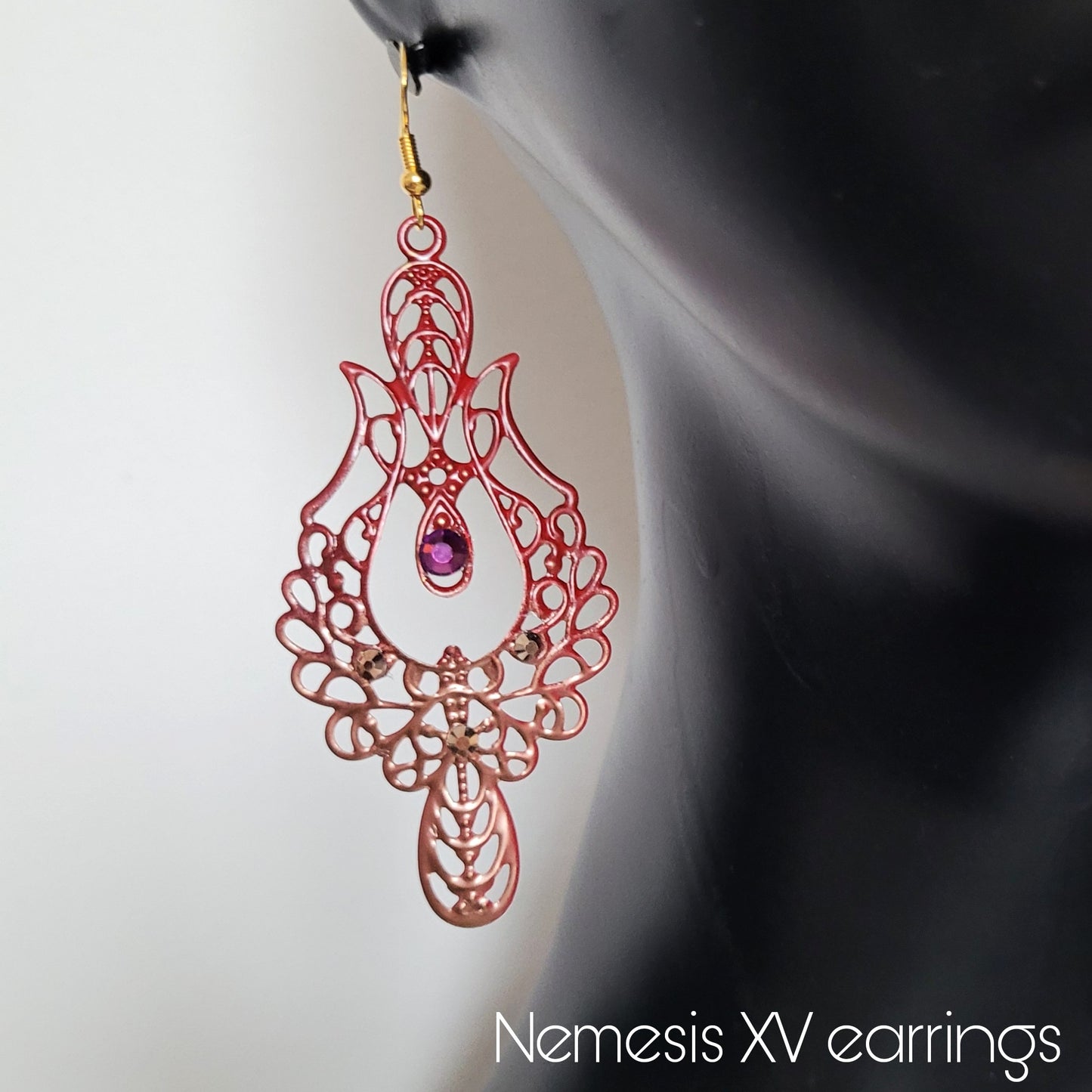 Deusa ex Machina collection: The Nemesis earrings