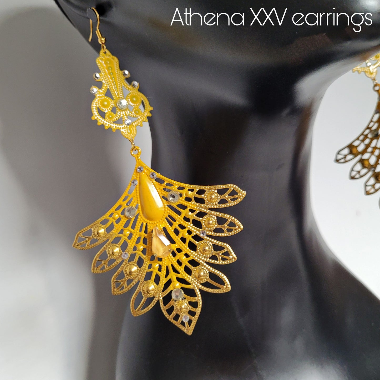 Deusa ex Machina collection: The Athena earrings (hook versions)