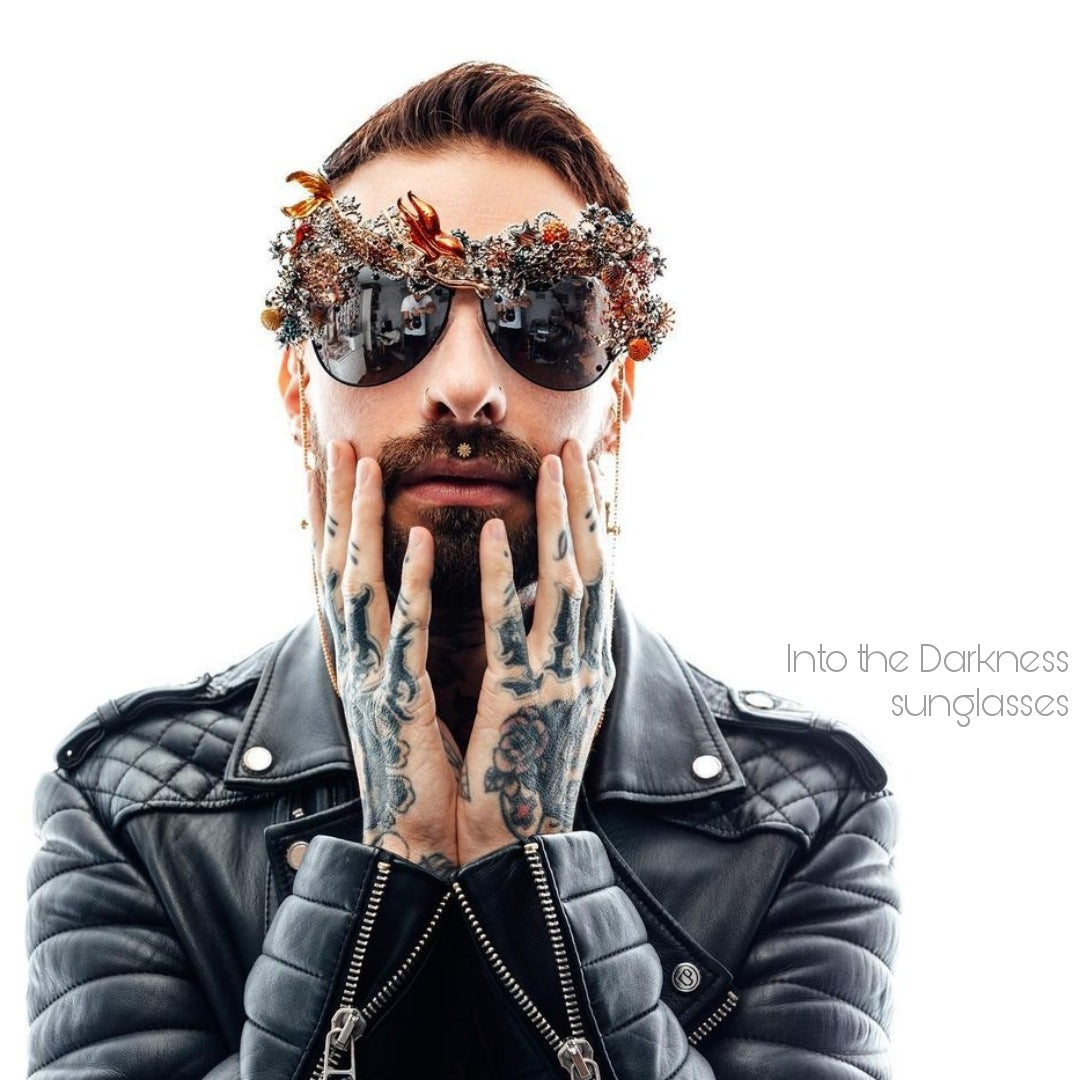 Shifting Depths collection: the Into the Darkness showpiece sunglasses