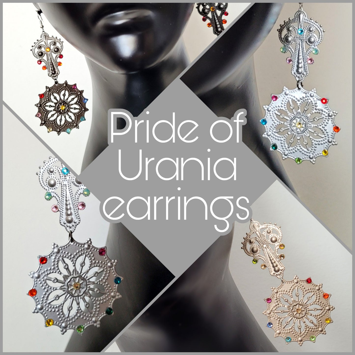 Deusa ex Machina collection: The Pride of Urania earrings