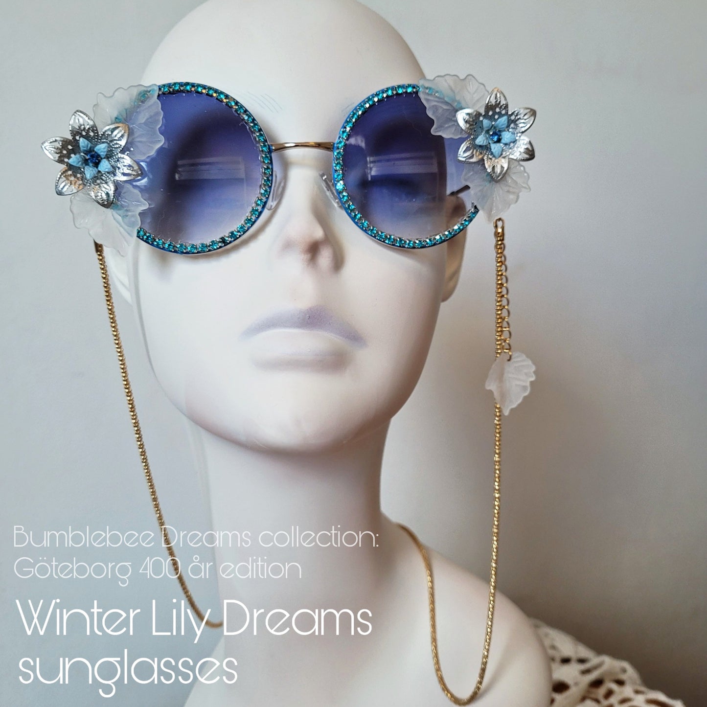 Bumblebee Dreams collection: the Winter Lily Dreams Sunglasses (Göteborg 400 år edition)
