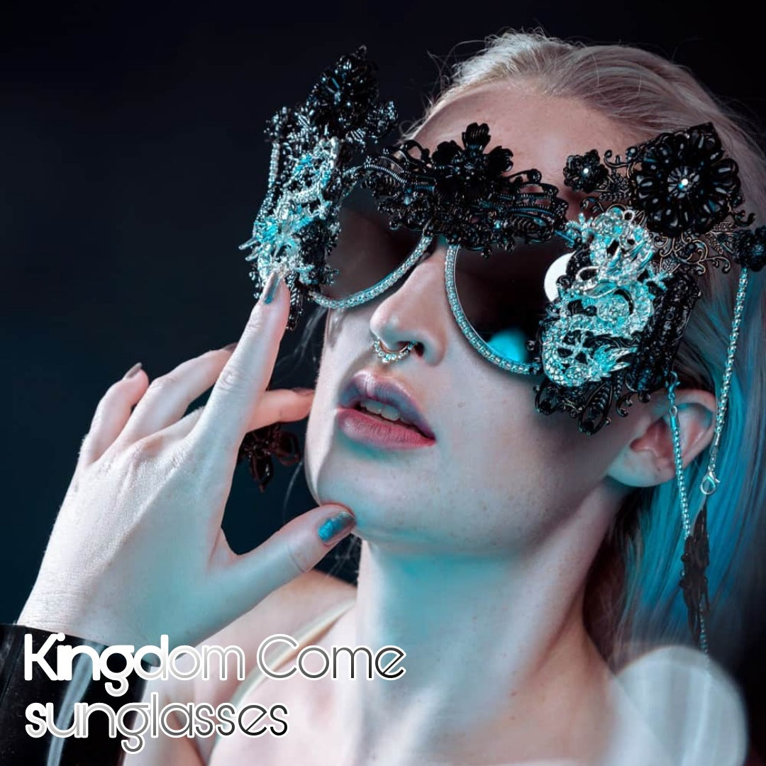 Bespoke order: Wearable art sunglasses, flamboyant showpiece sunnies (1 spot available for May - October 2025)