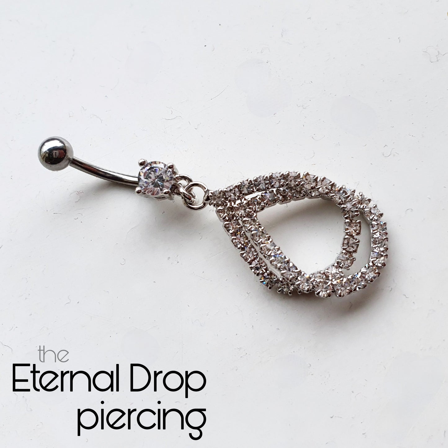 Hidden Centerpiece mini collection: The Eternal Drop piercing