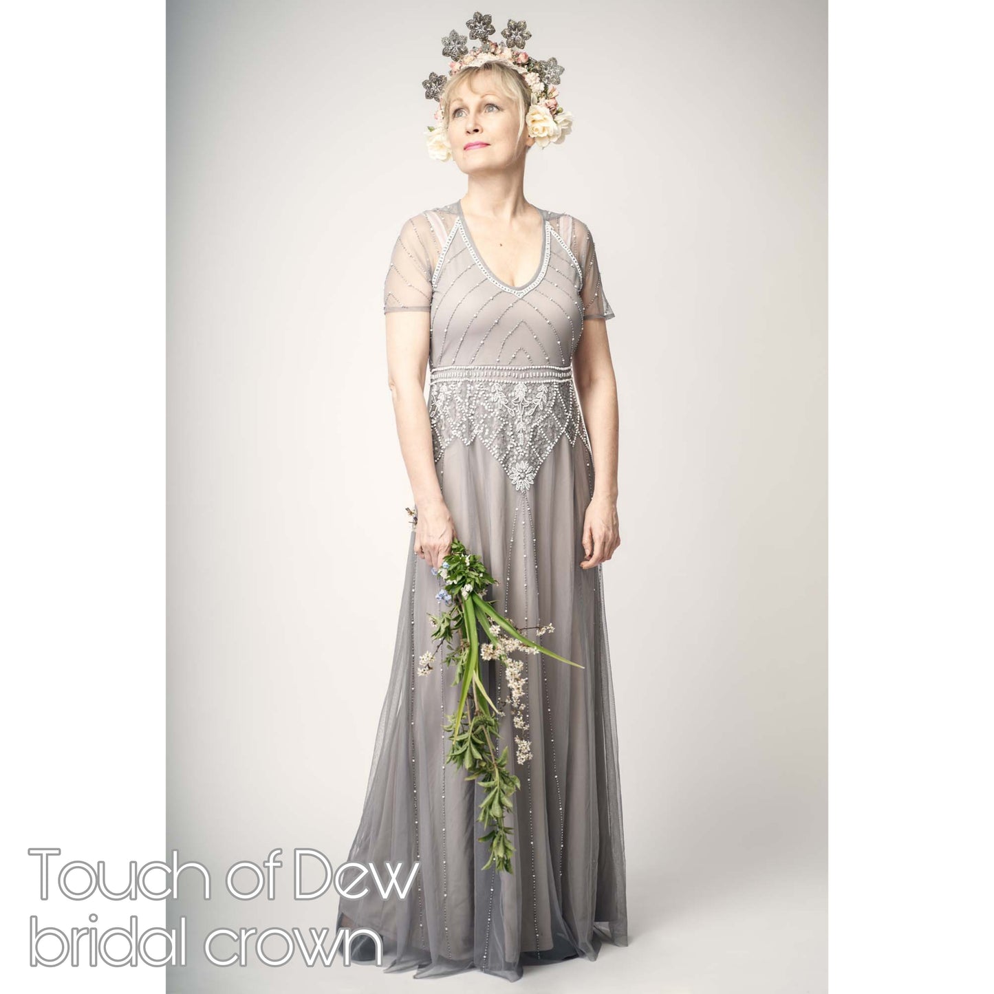 Morning Star Wedding Collection: the Touch of Dew Bridal Crown