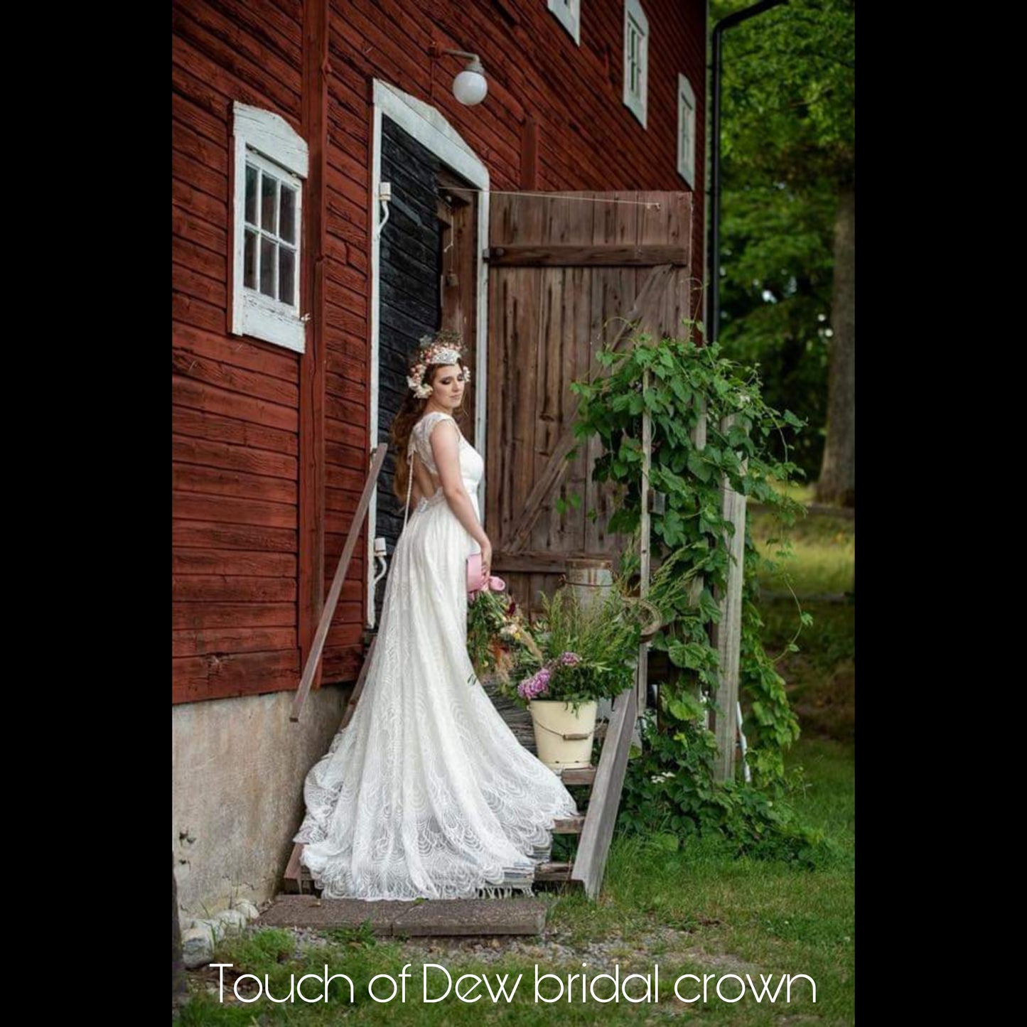 Morning Star Wedding Collection: the Touch of Dew Bridal Crown