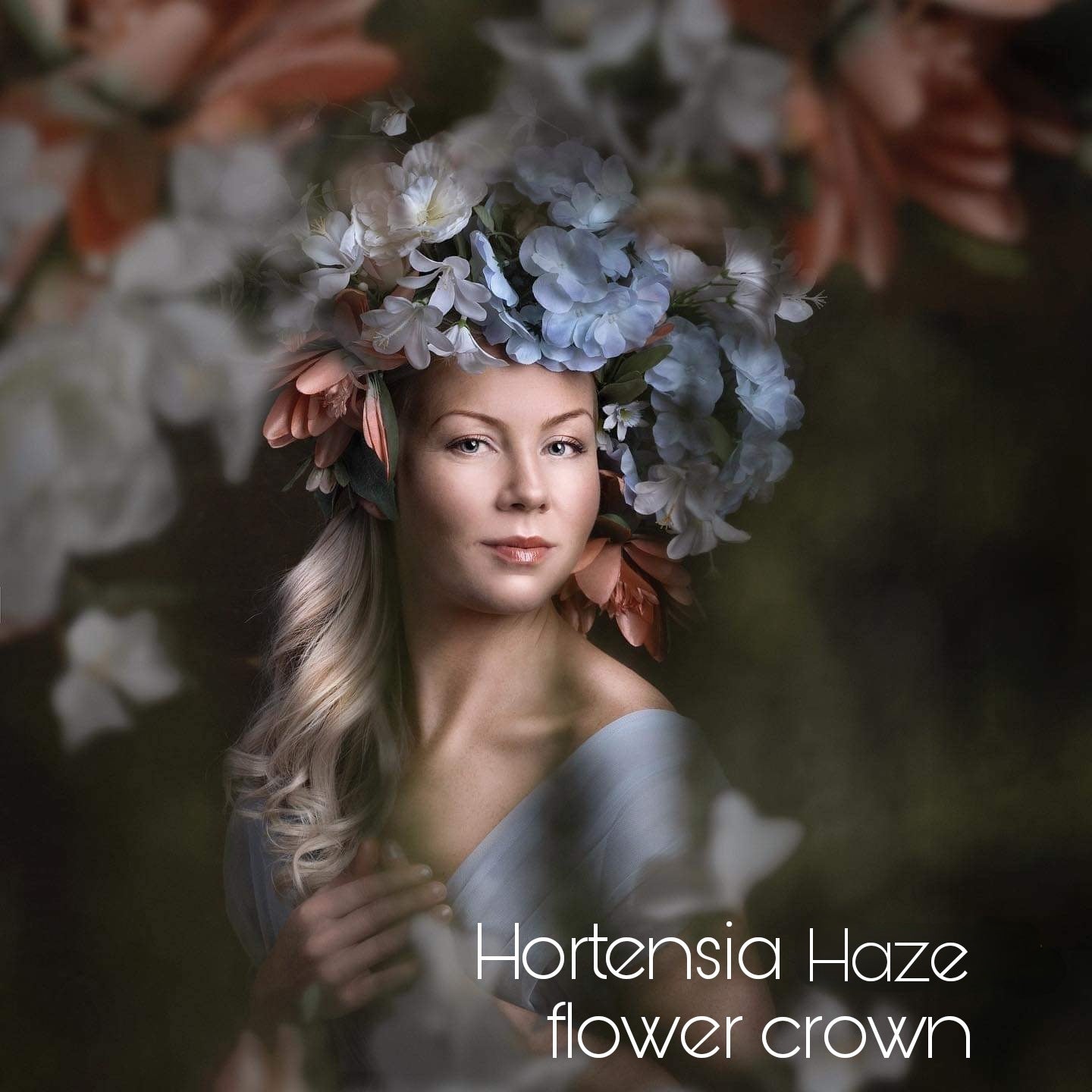 The Hortensia Haze Flower Crown