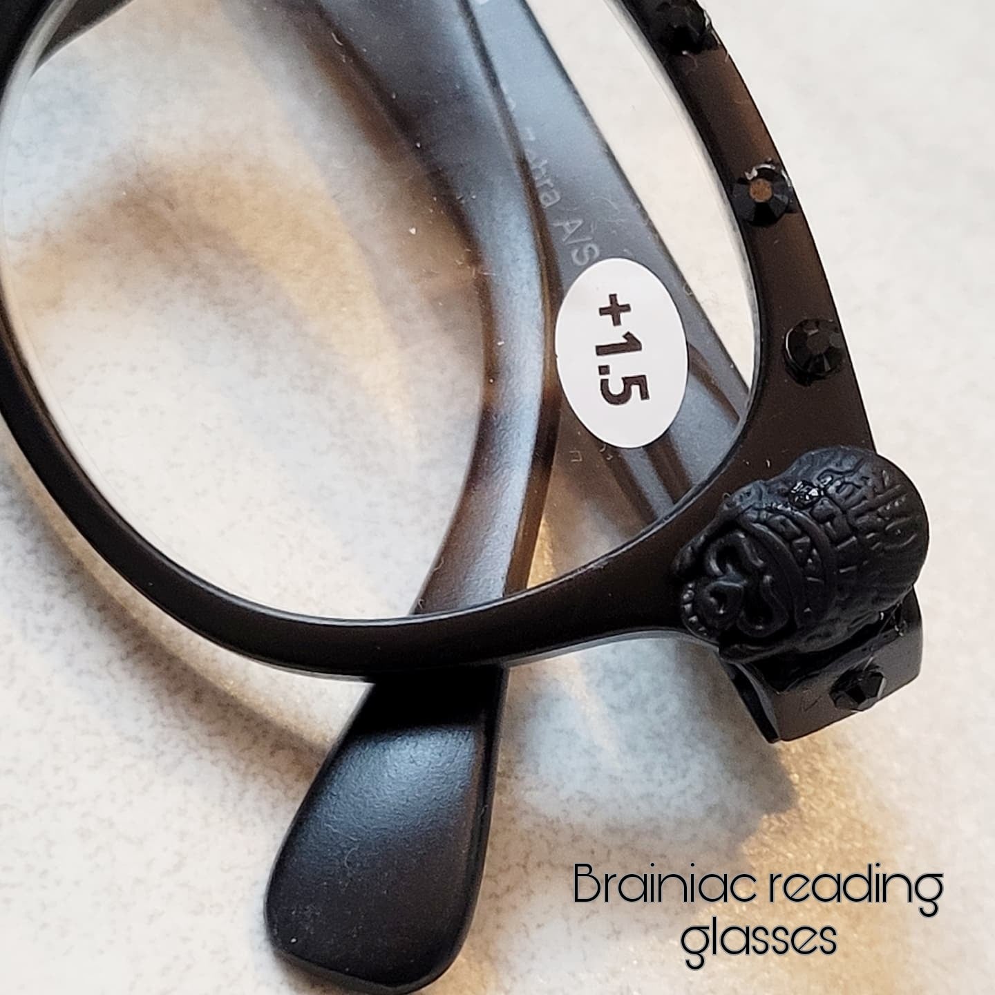 The Brainiac reading glasses, limited edition unisex model (+1,5)