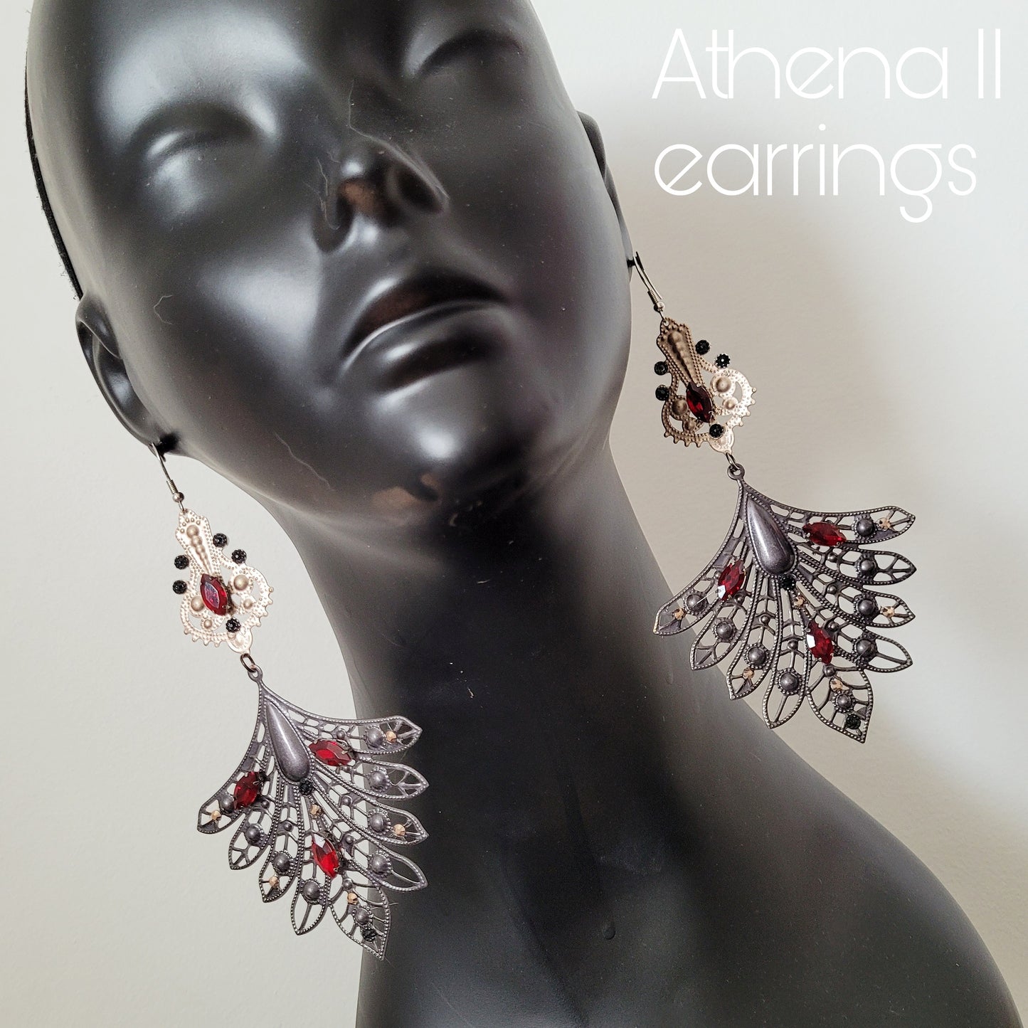 Deusa ex Machina collection: The Athena earrings (hook versions)