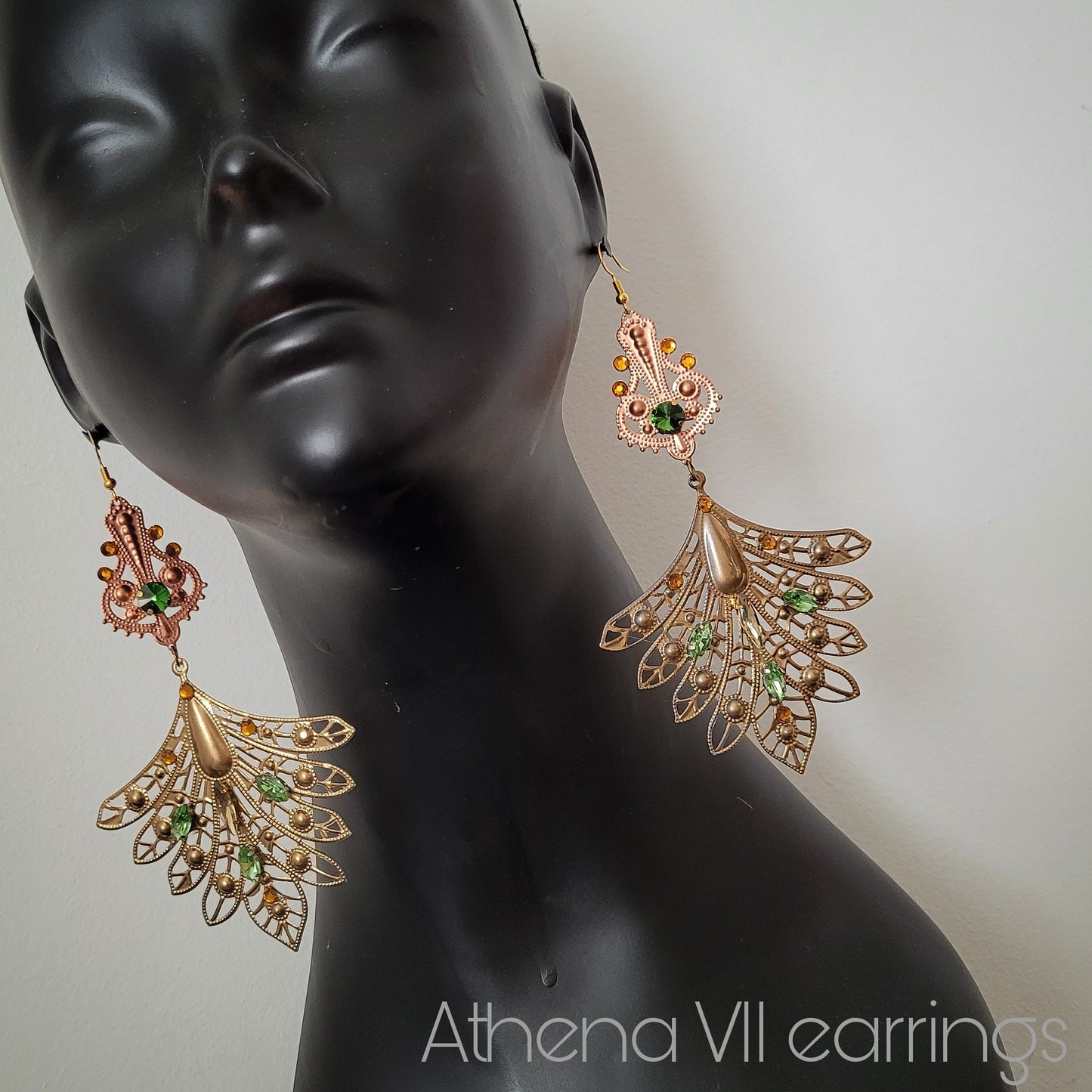 Deusa ex Machina collection: The Athena earrings (hook versions)