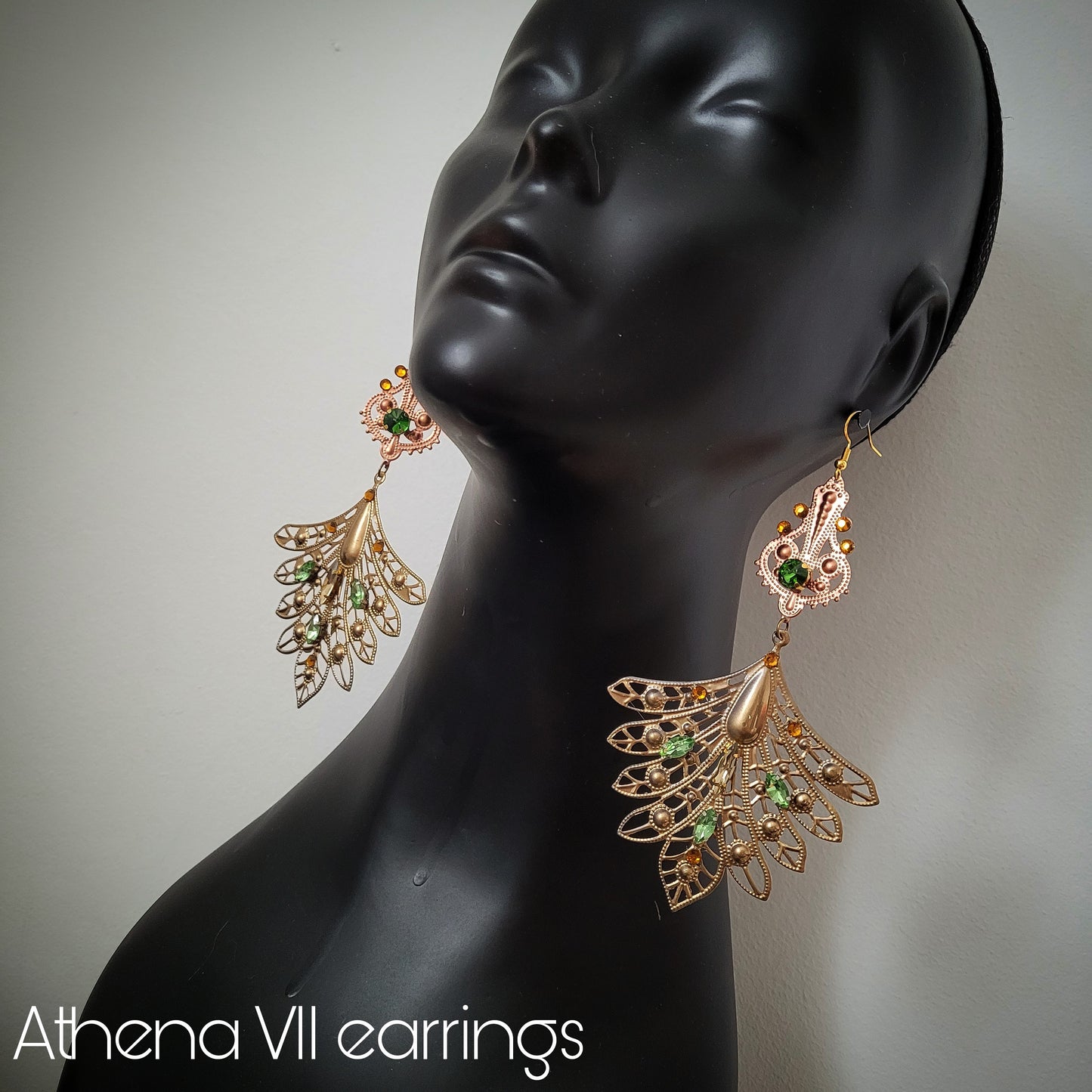 Deusa ex Machina collection: The Athena earrings (hook versions)