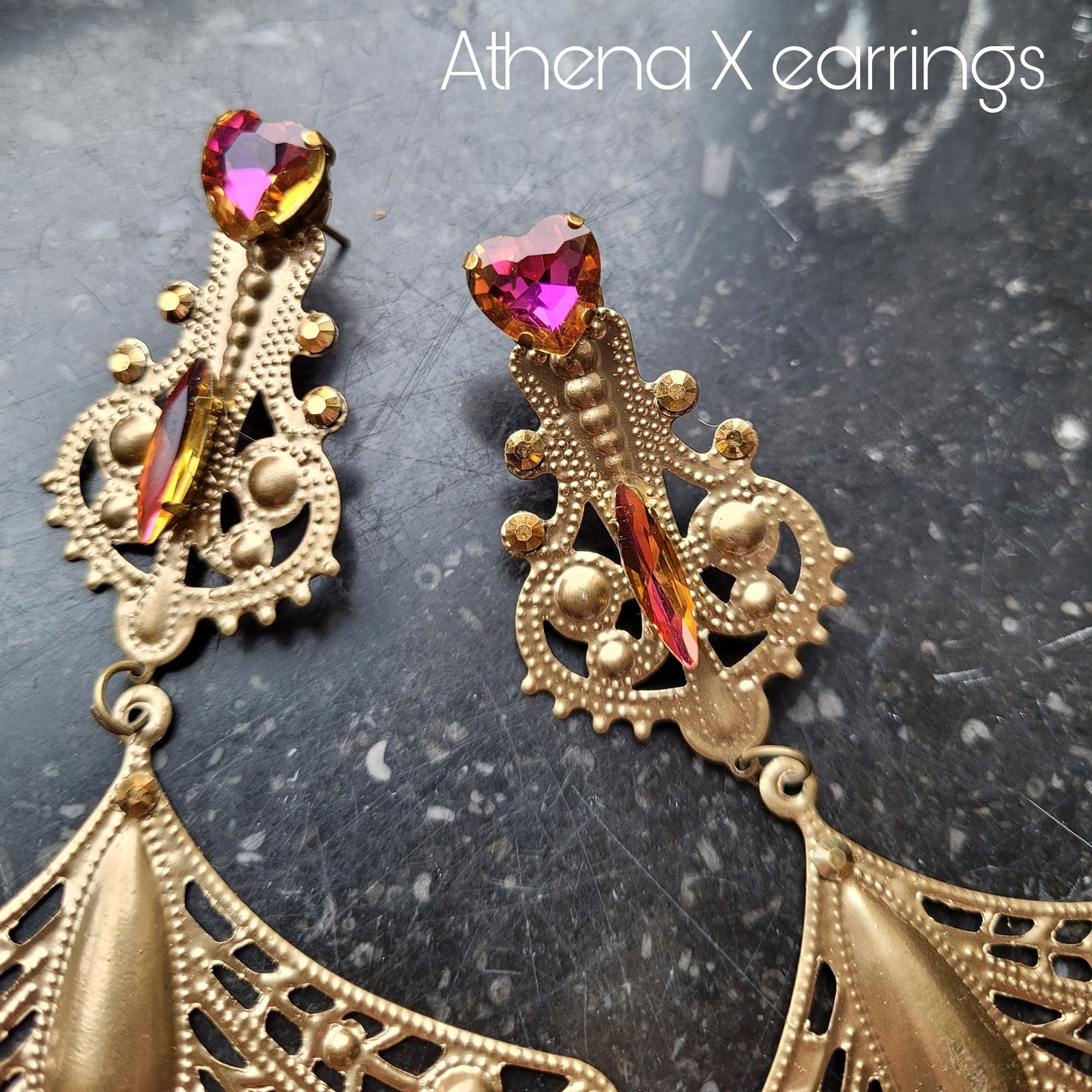 Deusa ex Machina collection: The Athena earrings (stud versions)