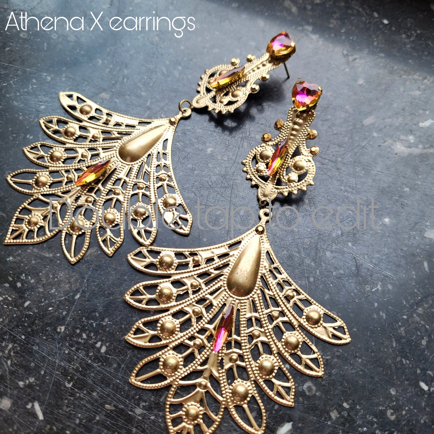 Deusa ex Machina collection: The Athena earrings (stud versions)