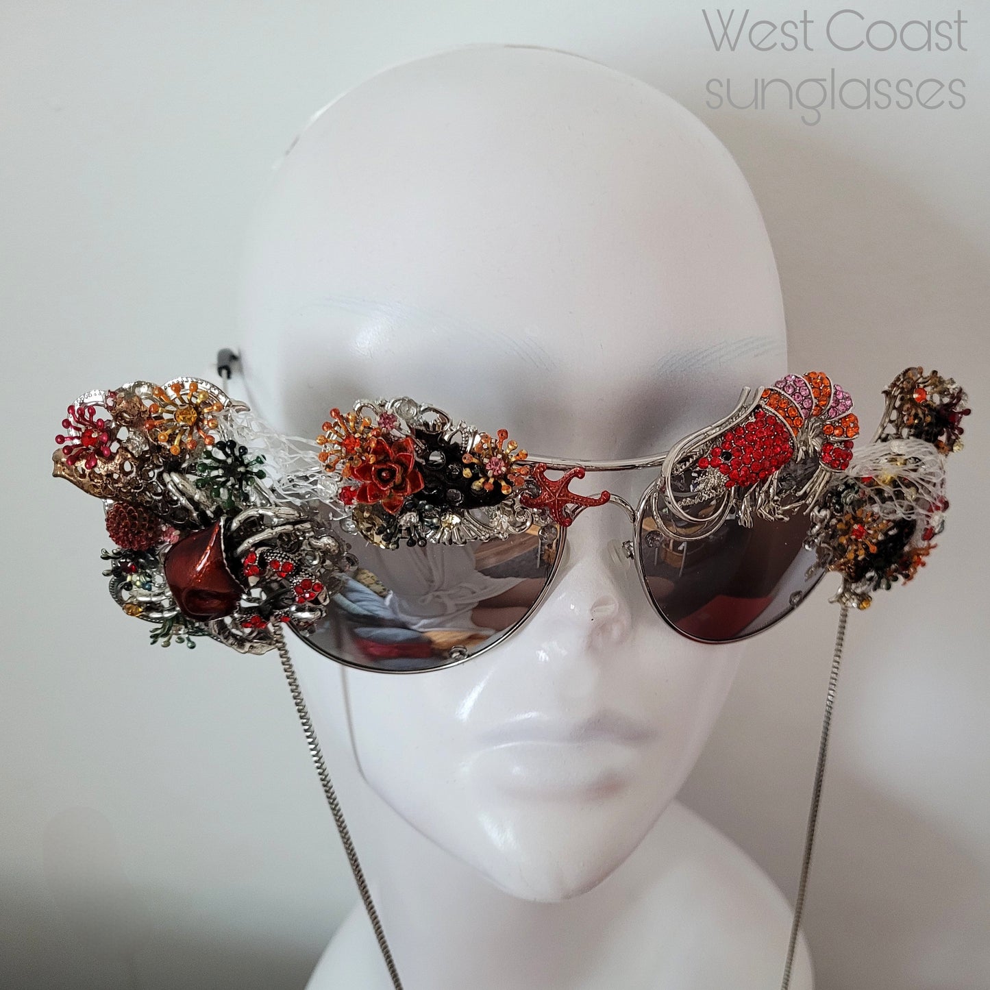 Shifting Depths collection: the West Coast sculptural sunglasses