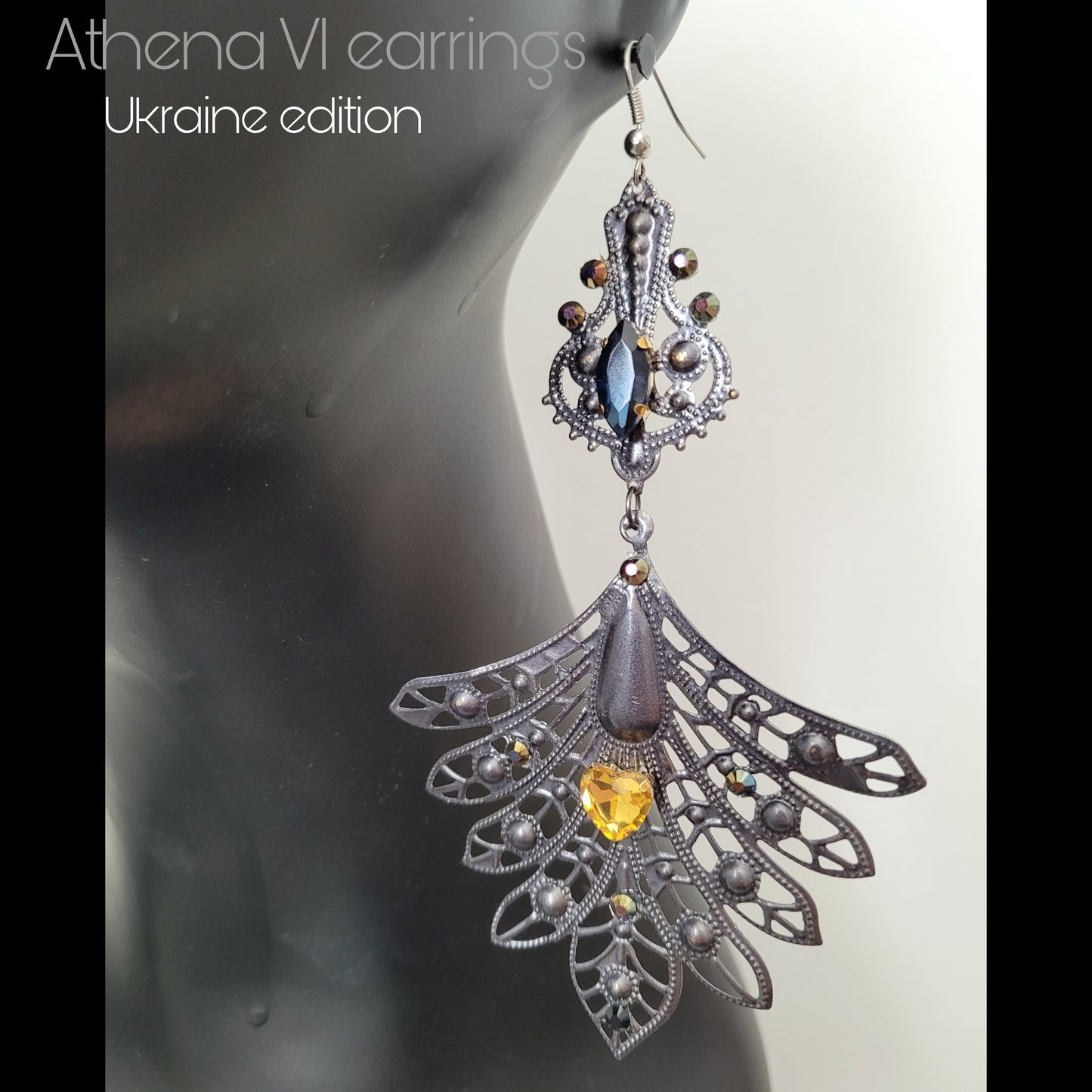 Deusa ex Machina collection: The Athena earrings (hook versions)