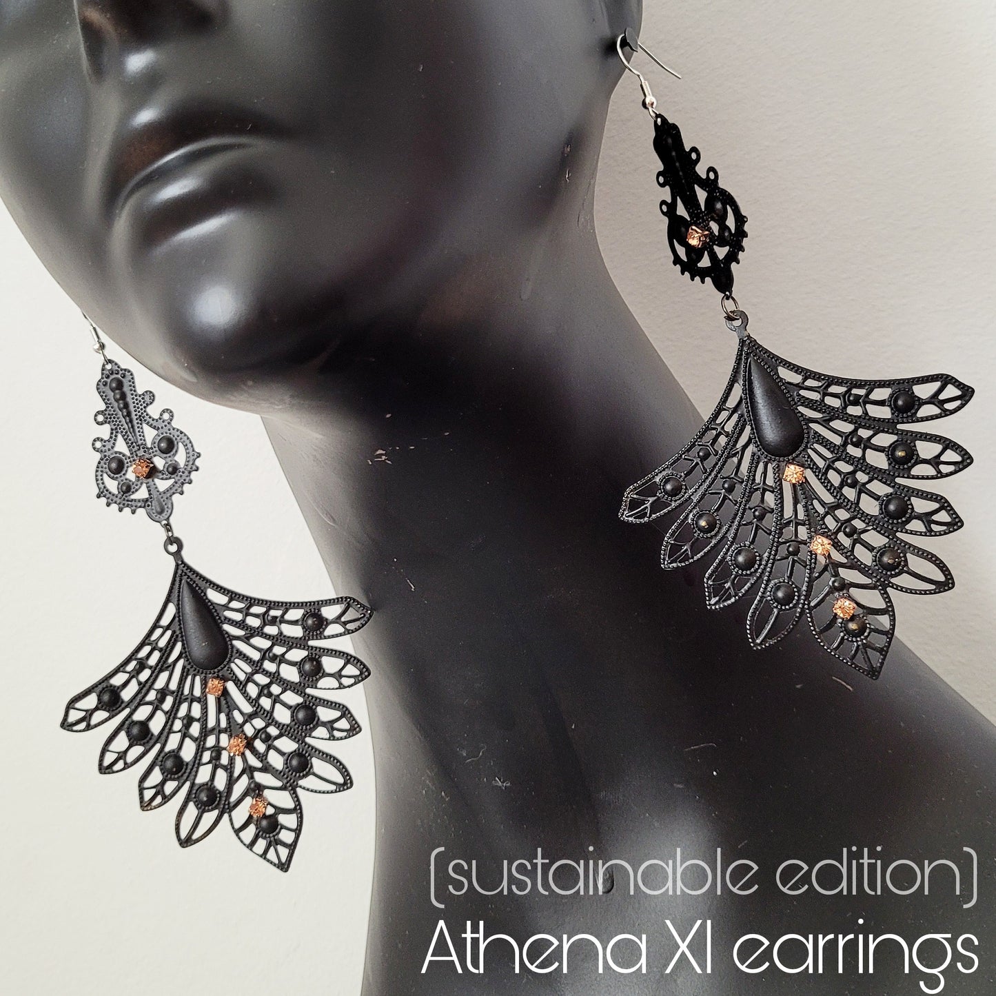 Deusa ex Machina collection: The Athena earrings (hook versions)