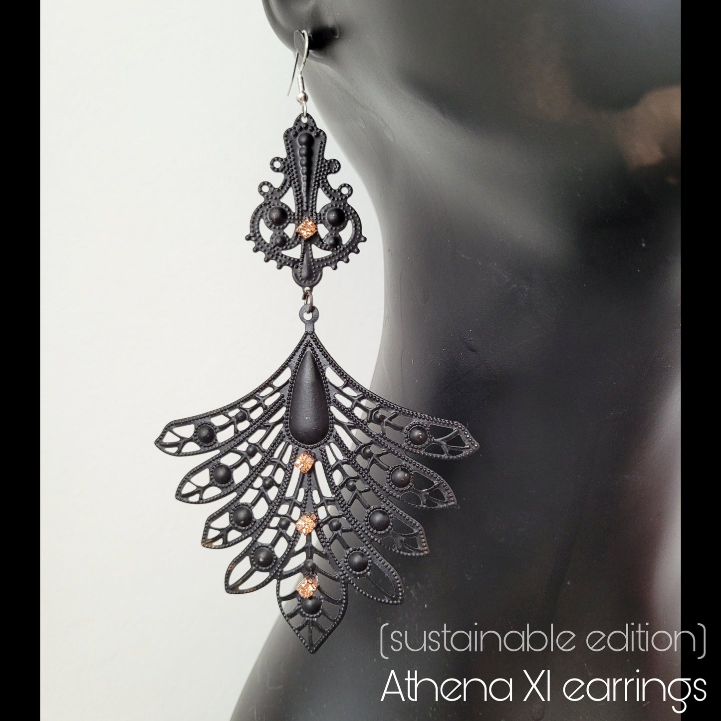 Deusa ex Machina collection: The Athena earrings (hook versions)