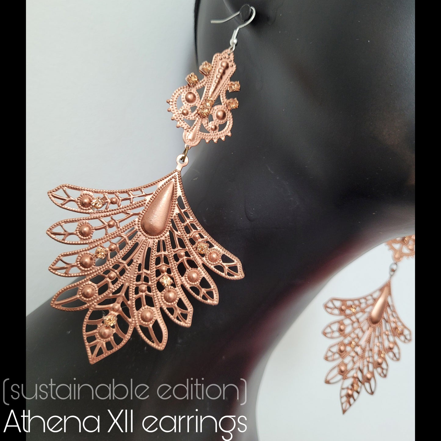 Deusa ex Machina collection: The Athena earrings (hook versions)