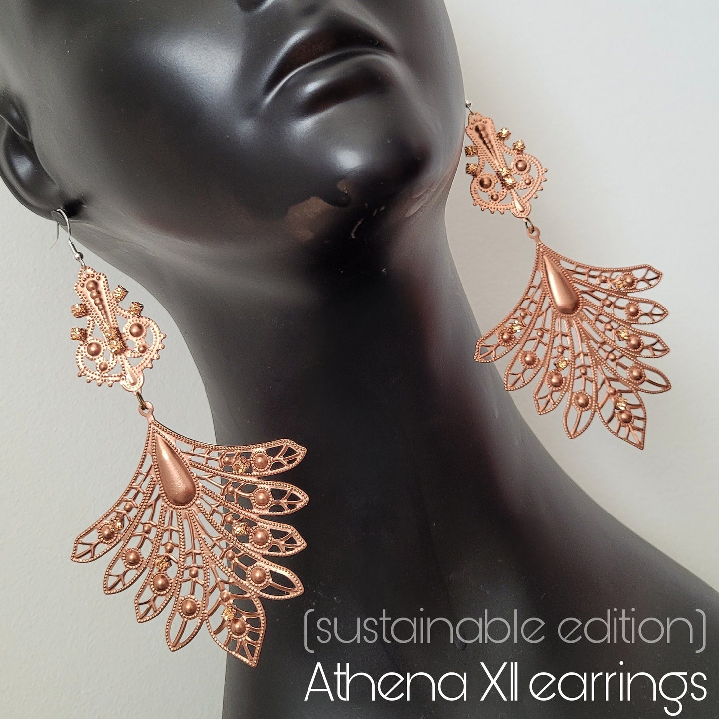 Deusa ex Machina collection: The Athena earrings (hook versions)