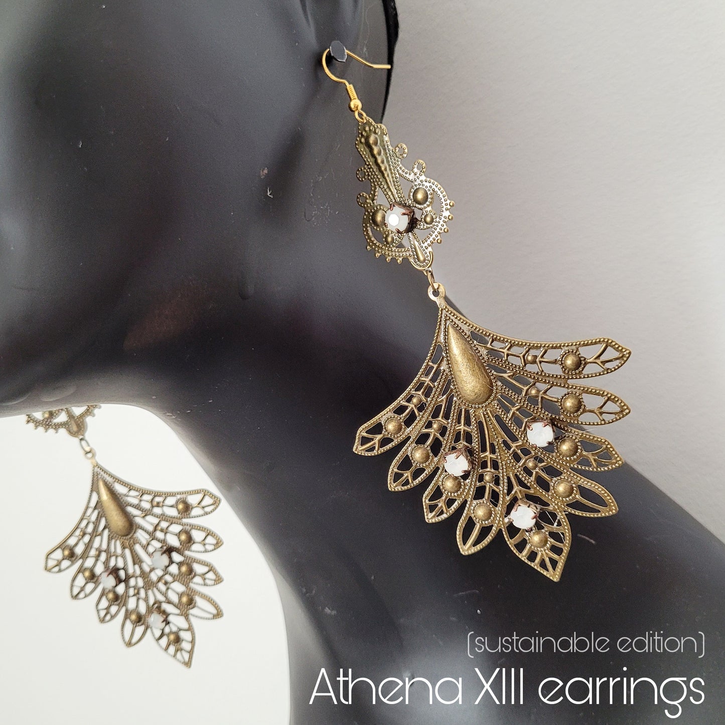 Deusa ex Machina collection: The Athena earrings (hook versions)