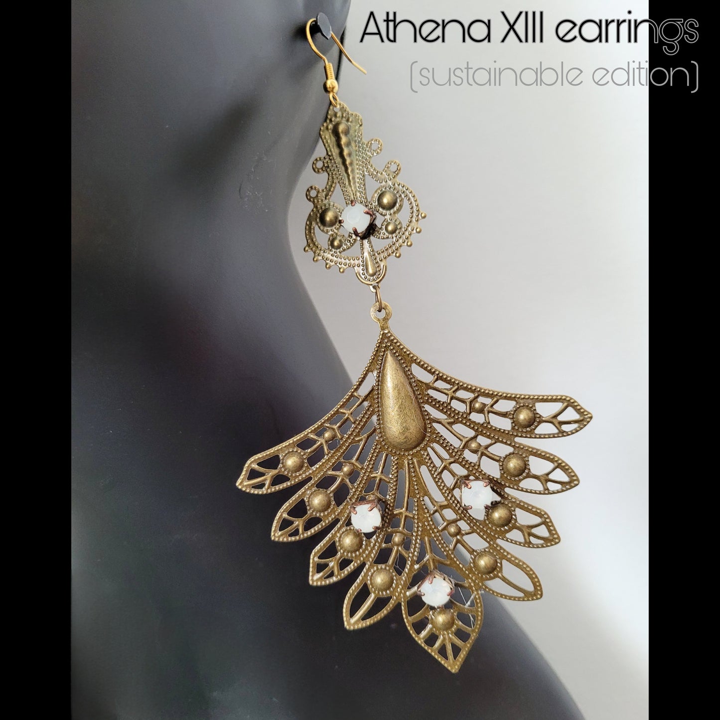 Deusa ex Machina collection: The Athena earrings (hook versions)