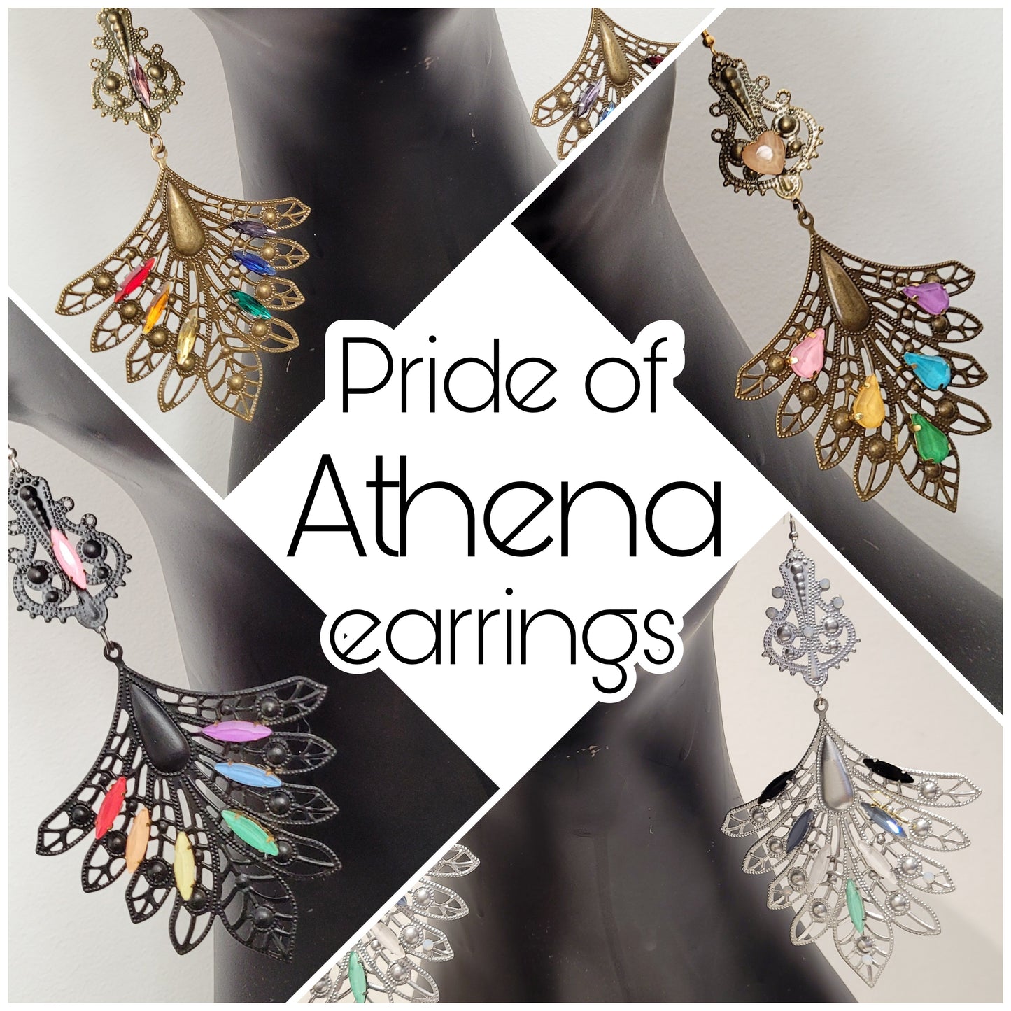 Deusa ex Machina collection: The Pride of Athena earrings