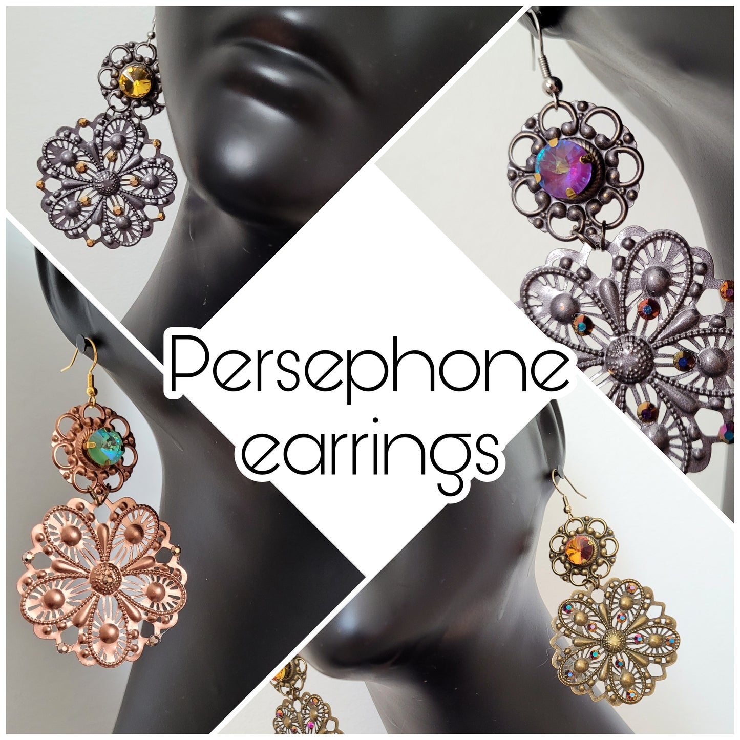 Deusa ex Machina collection: The Persephone earrings