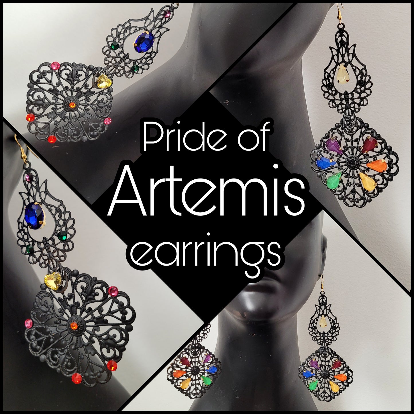 Deusa ex Machina collection: The Pride of Artemis earrings