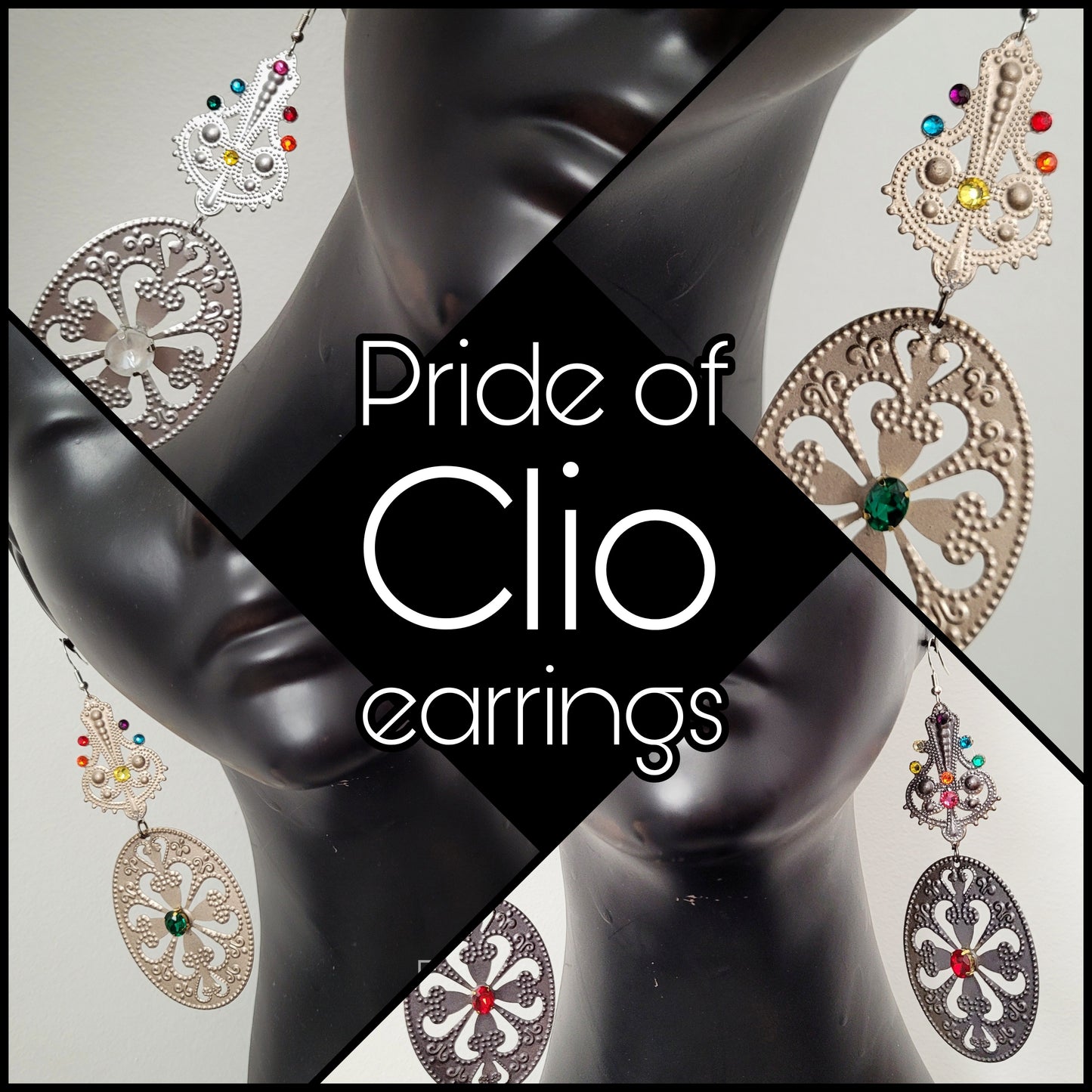 Deusa ex Machina collection: The Pride of Clio earrings