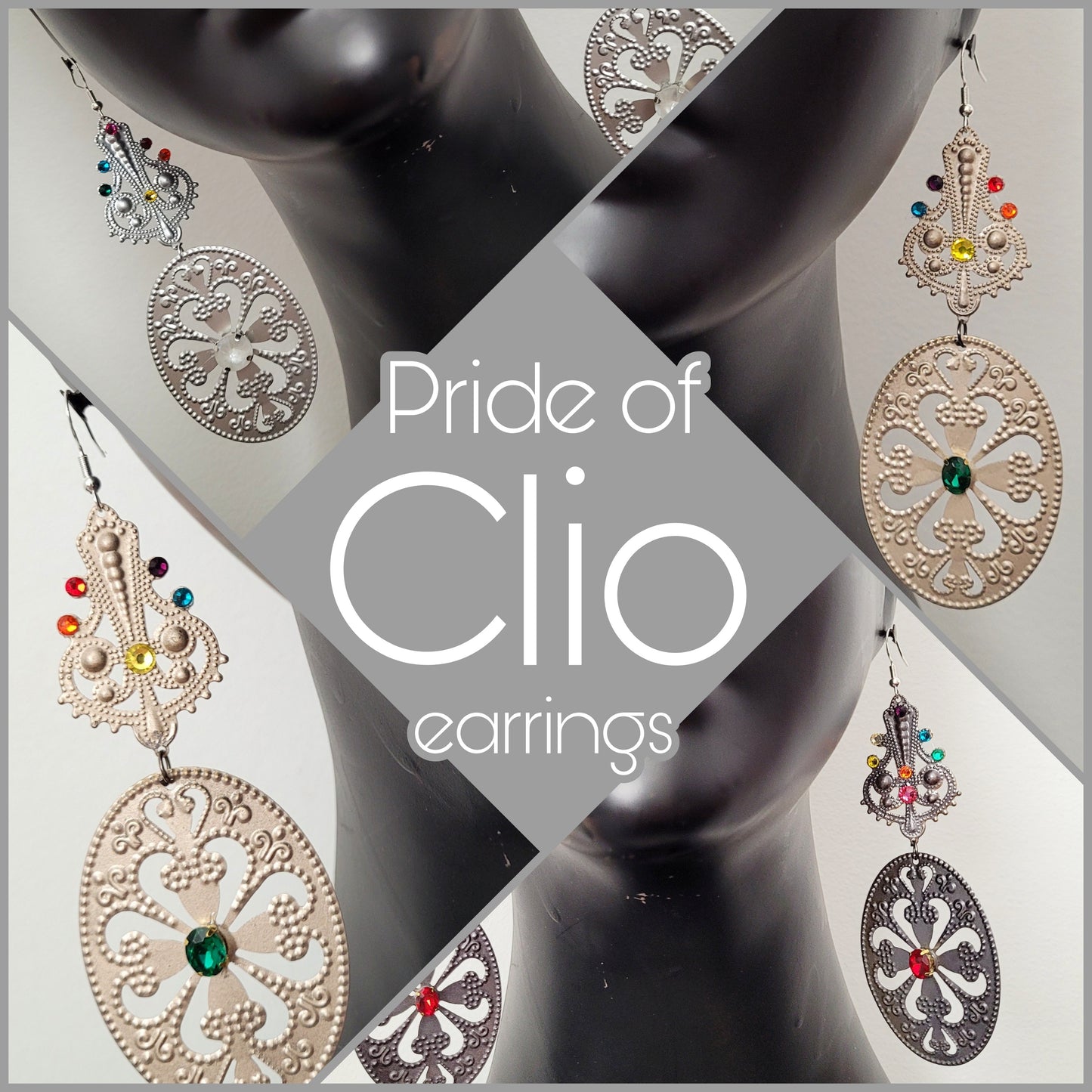 Deusa ex Machina collection: The Pride of Clio earrings