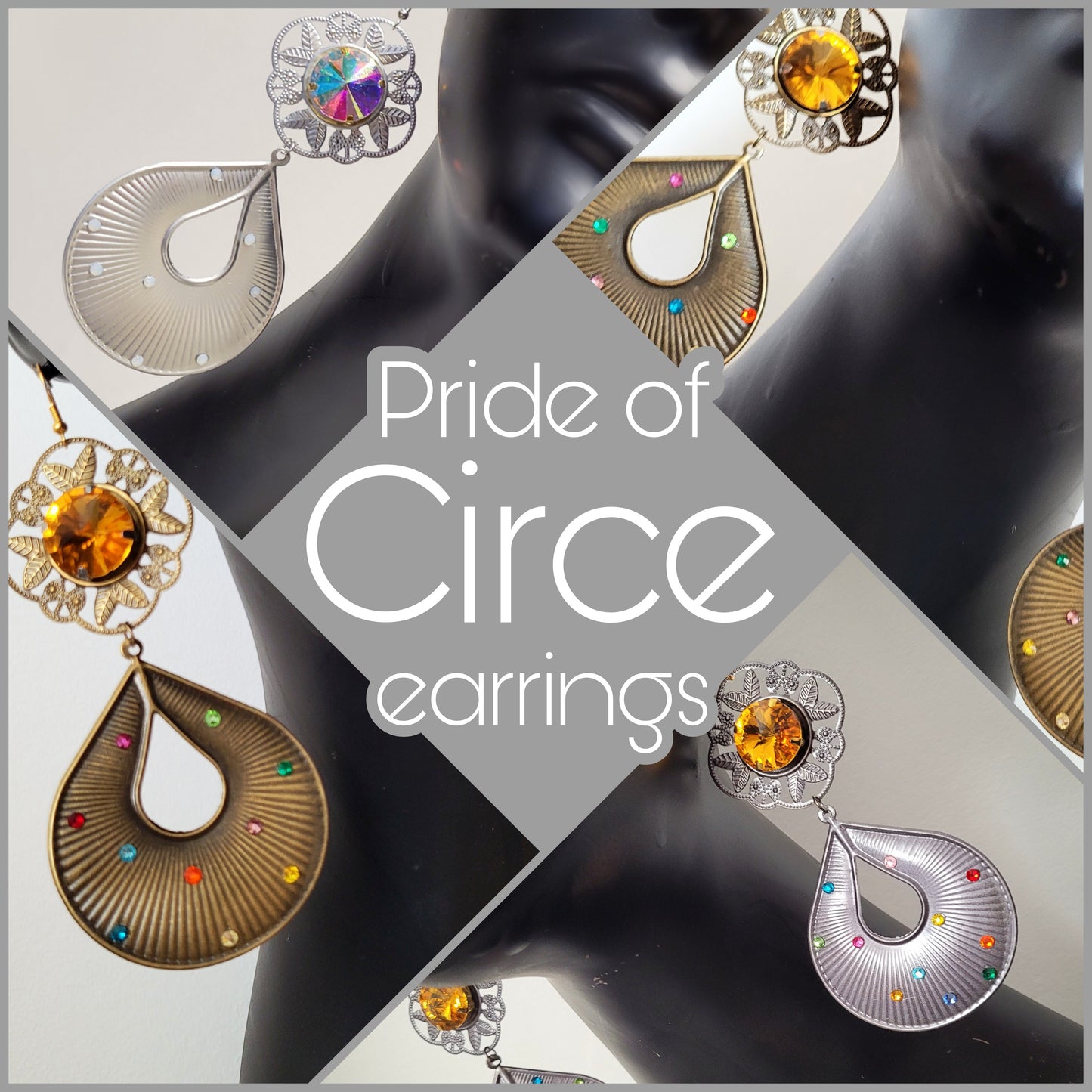 Deusa ex Machina collection: The Pride of Circe earrings