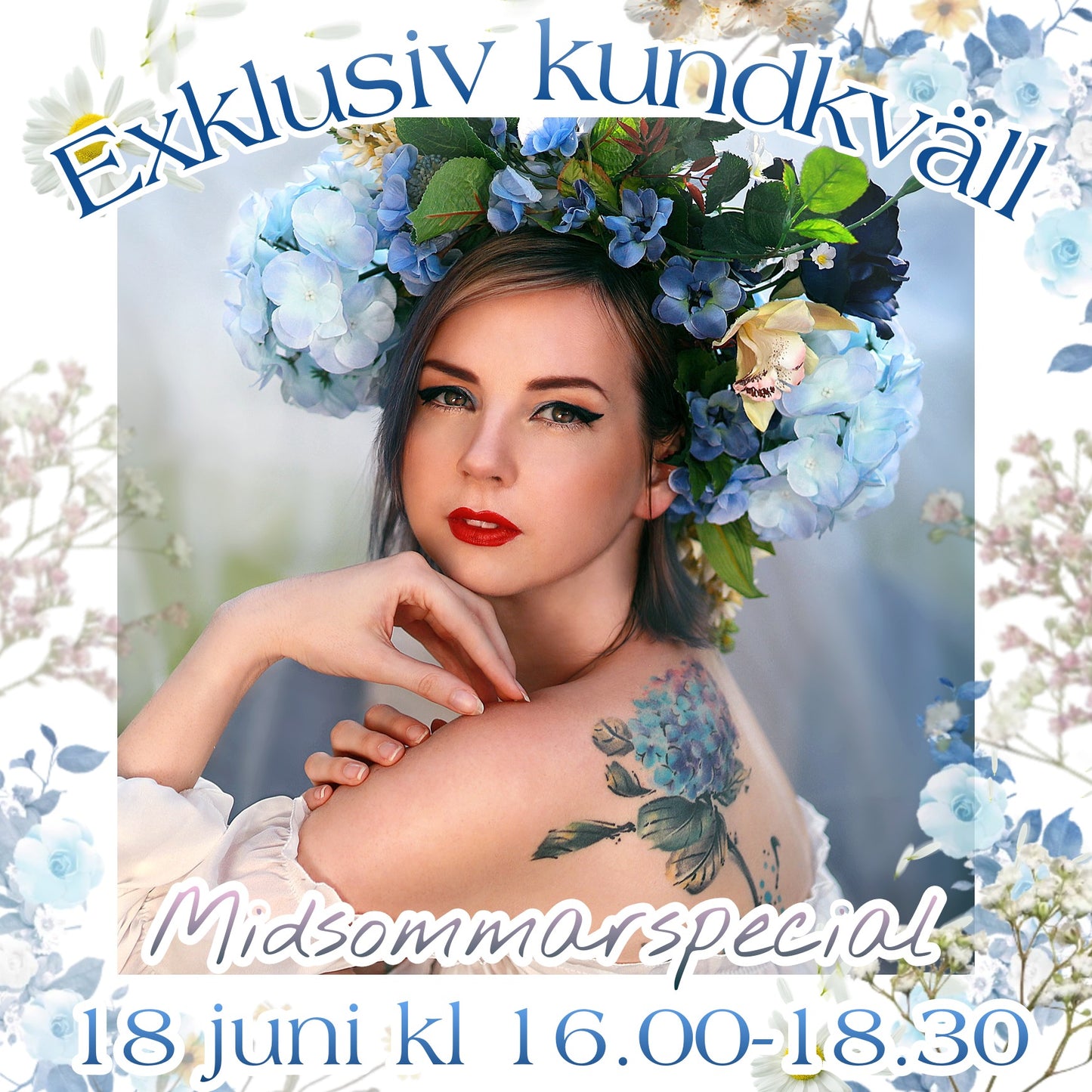 Exklusiv kundkväll: 18 juni 2023 Midsommar-special