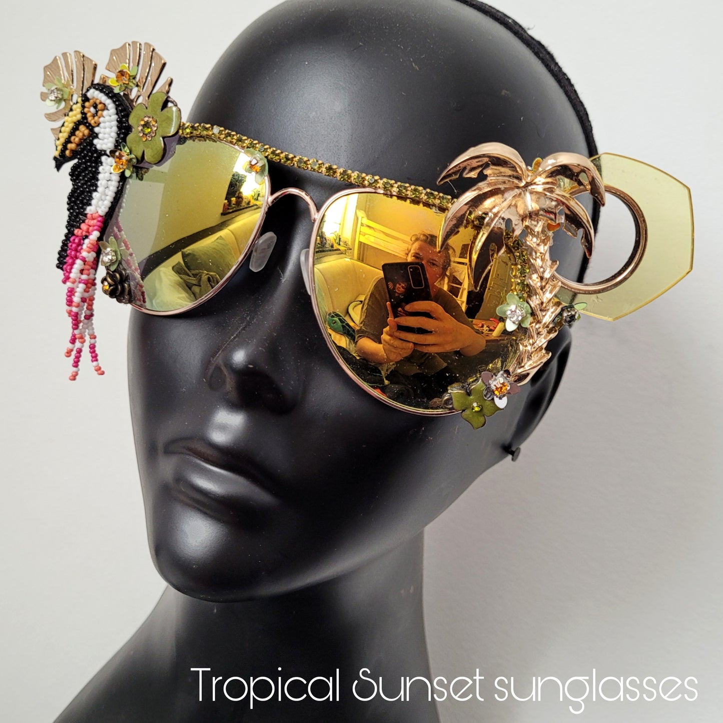 Paradise Lost collection: the Tropical Sunset showpiece sunglasses