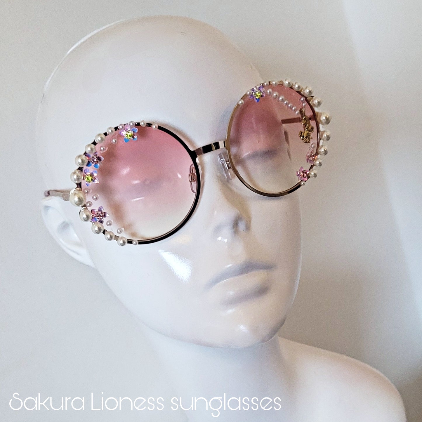Flower & Pearls collection: Sakura edition, The Sakura Lioness Sunglasses