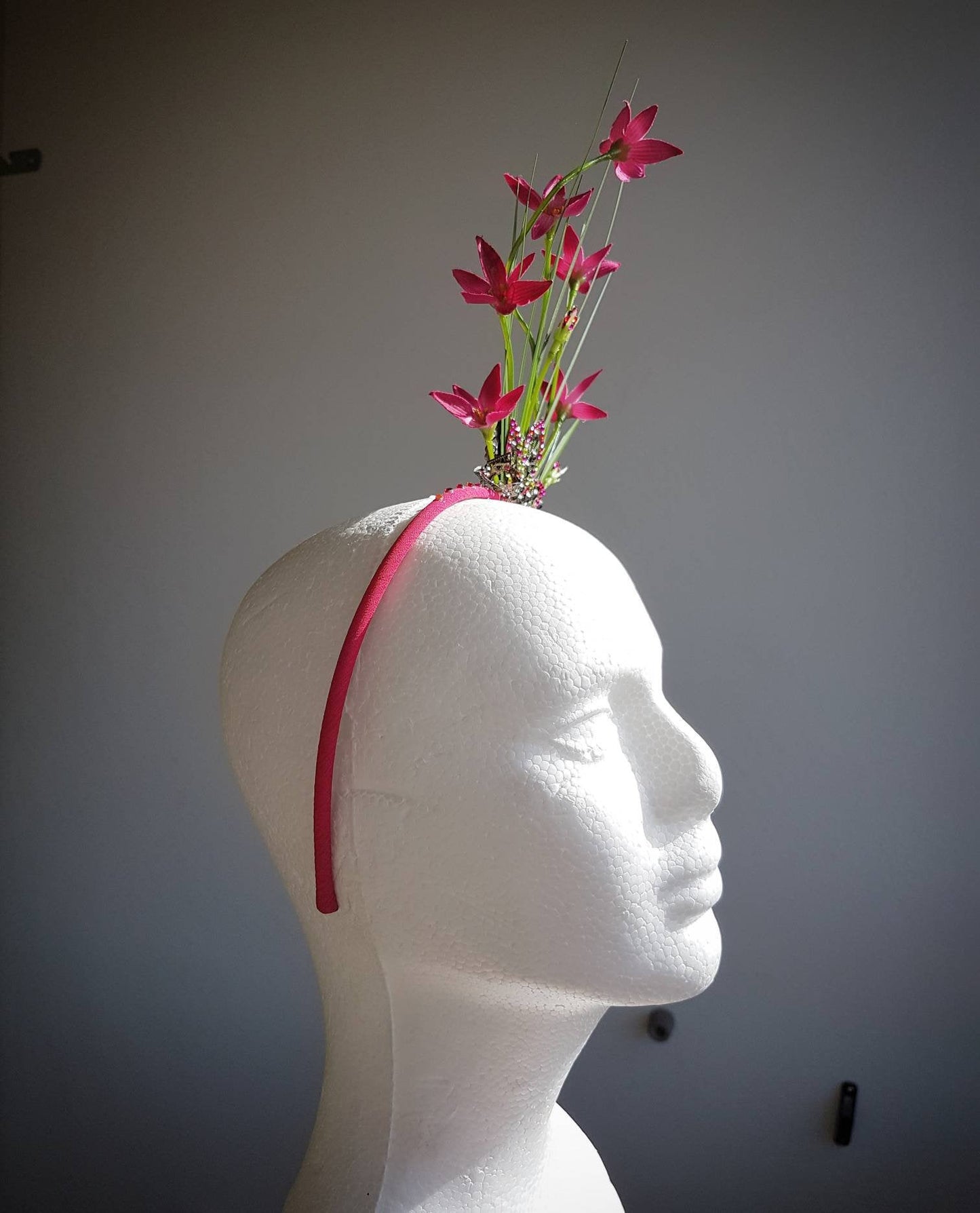 The Berries on a Straw Headpiece