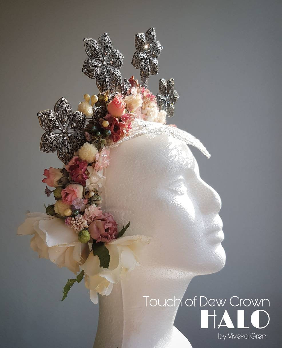 Morning Star Wedding Collection: the Touch of Dew Bridal Crown