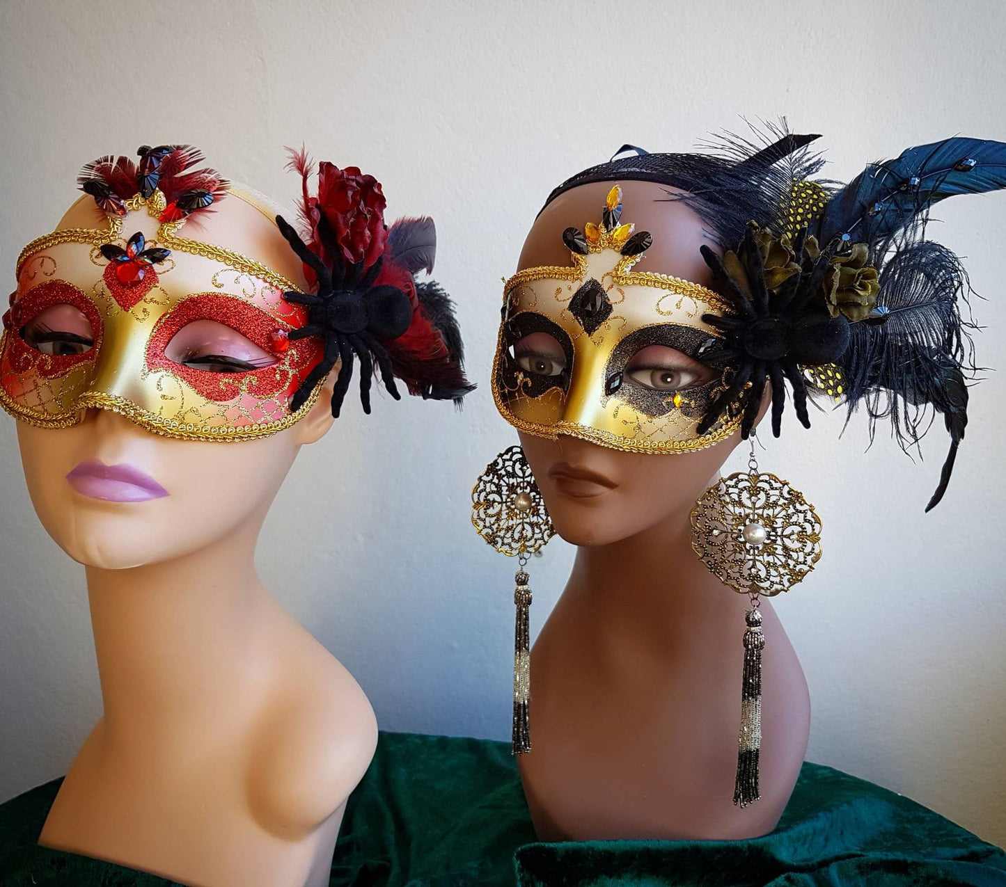 The Black Magick Masquerade Mask: Venetian style carnival mask