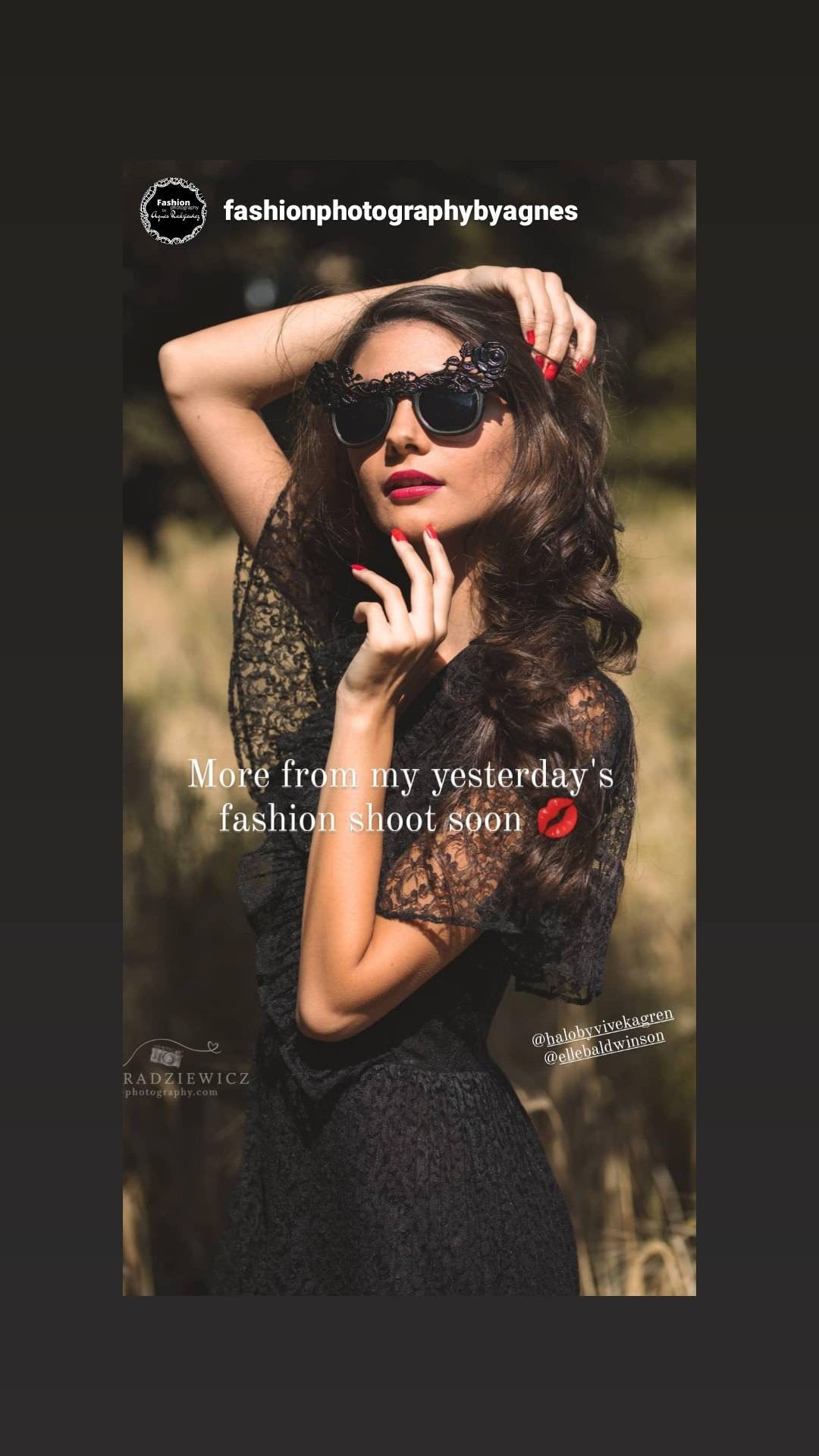 Midnight Garden Collection: The Black Thorn Sunglasses, limited edition design (three pieces)