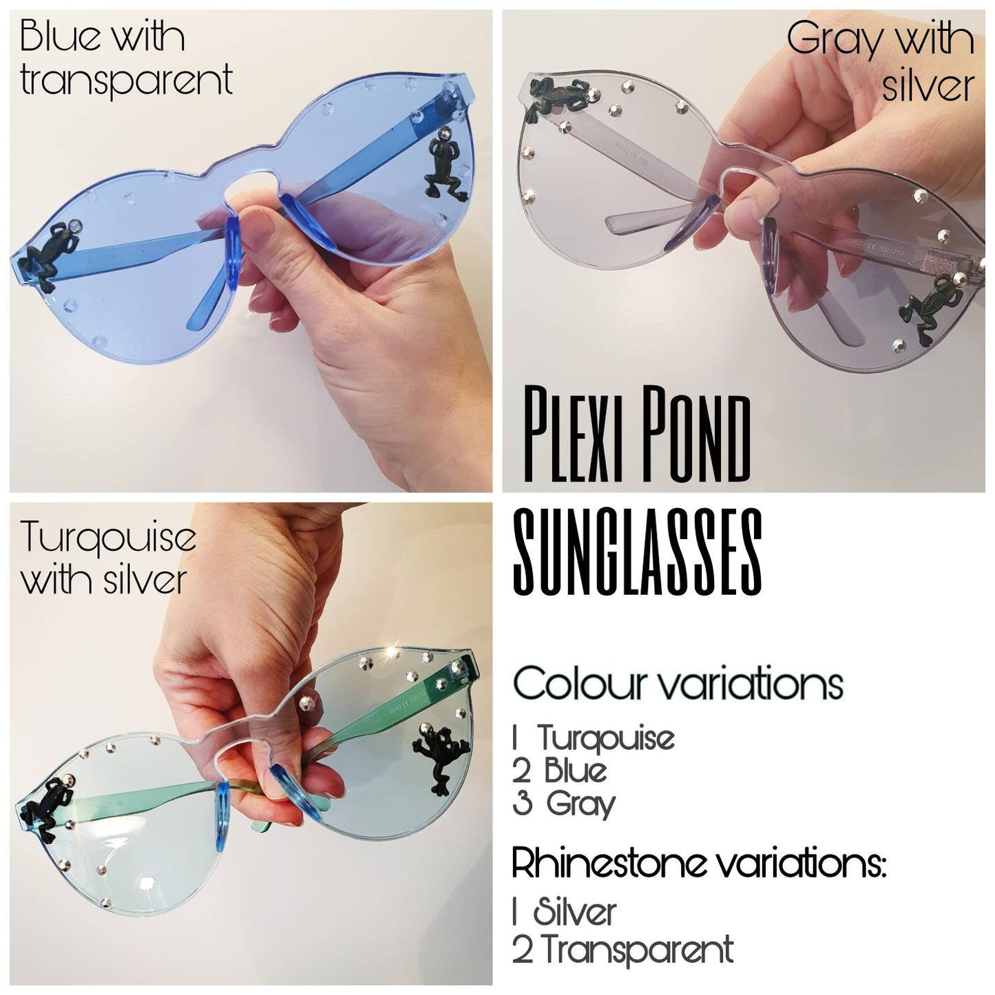 The Plexi Pond sunglasses, limited edition (3 colours)