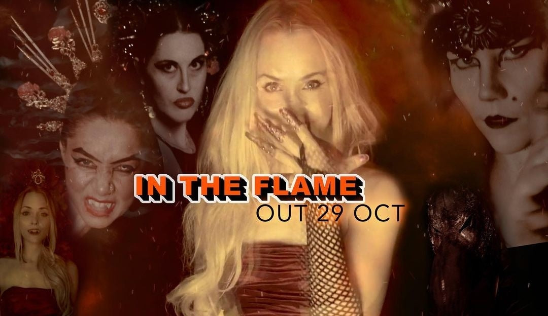 Ny musikvideo: Är ni redo för In the Flame, Melisha MusicProductions nya Halloweenlåt med vampyrtema?