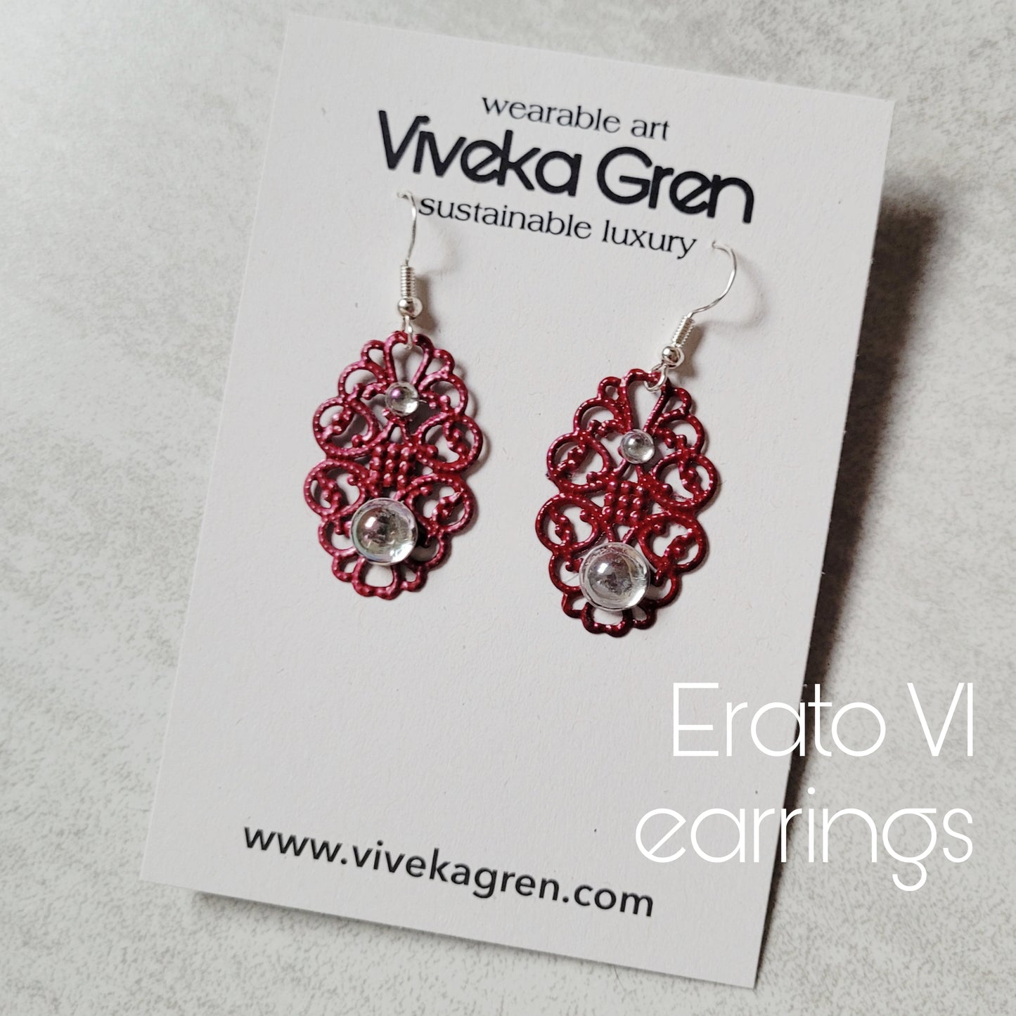 Deusa ex Machina collection: The Erato earrings