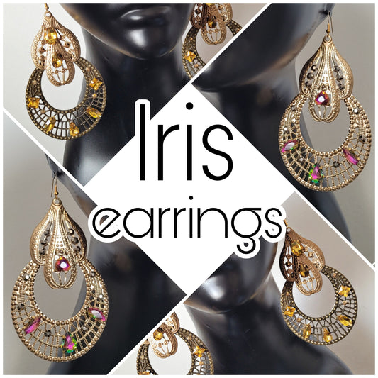 Deusa ex Machina collection: The Iris earrings