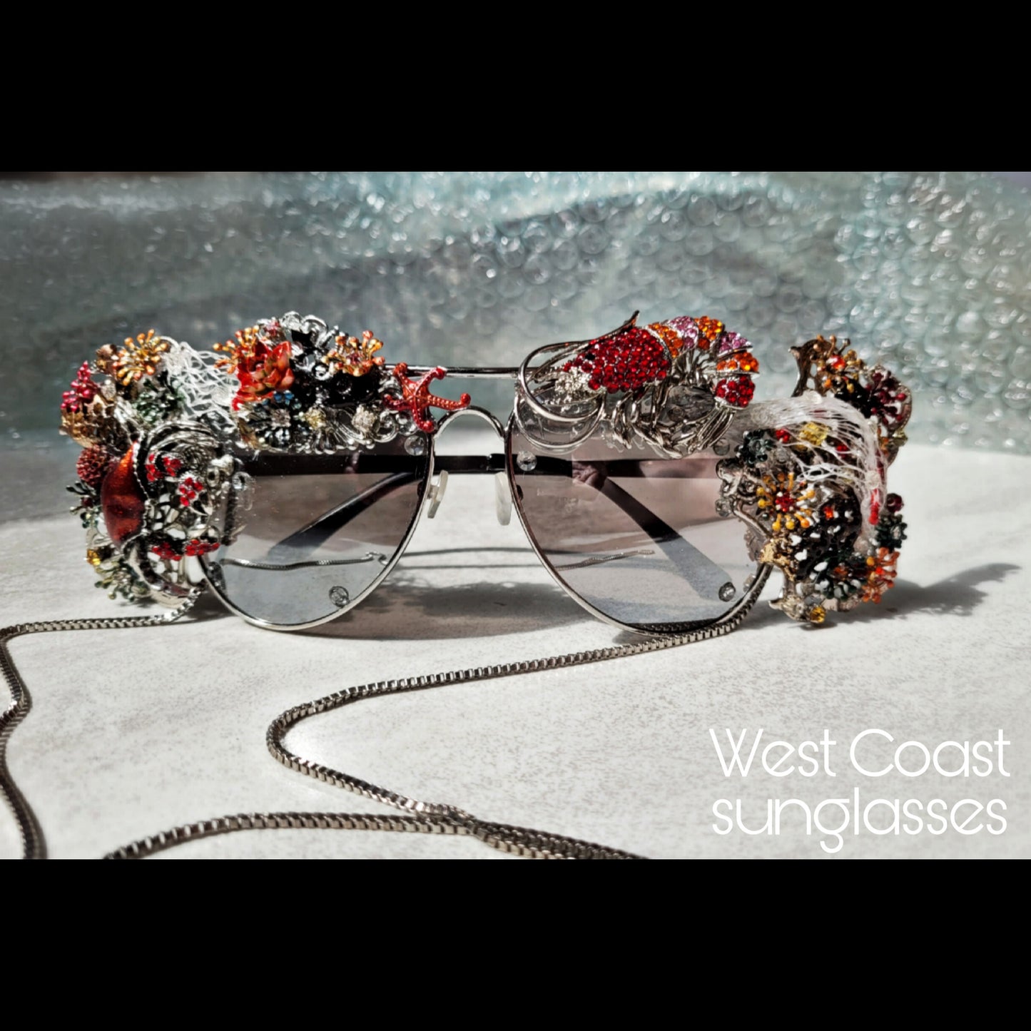 Shifting Depths collection: the West Coast sculptural sunglasses