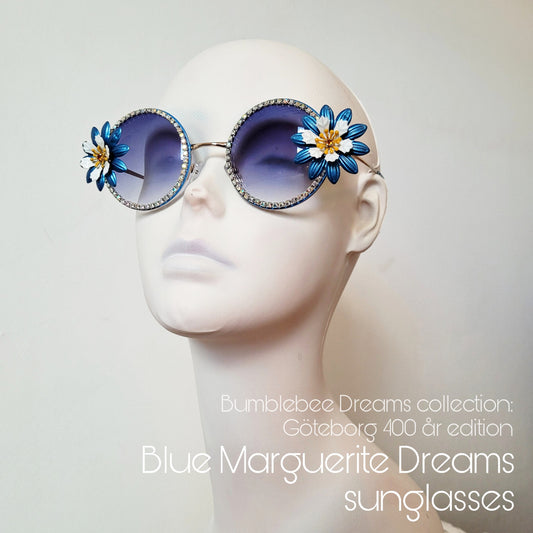 Bumblebee Dreams collection: the Blue Marguerite Dreams Sunglasses (Göteborg 400 år edition)