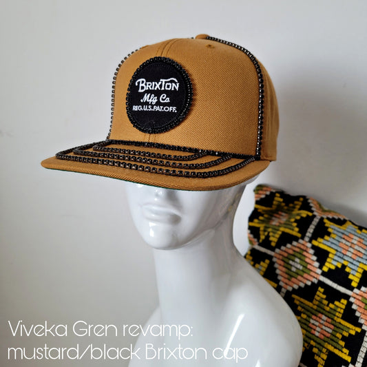 Viveka Gren Revamp: mustard/black Brixton cap