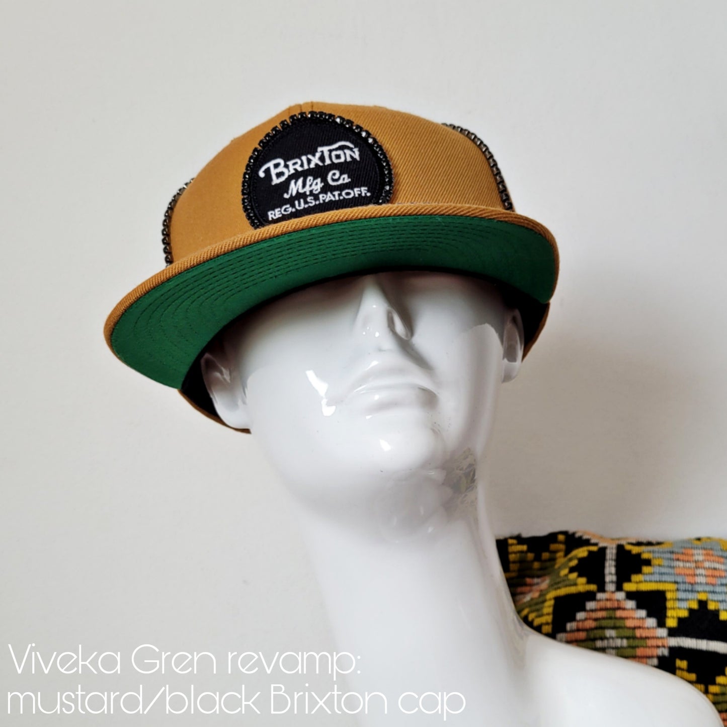 Viveka Gren Revamp: mustard/black Brixton cap