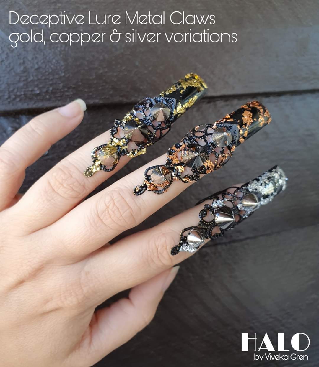 Made-to-order: the Deceptive Lure ornate nails