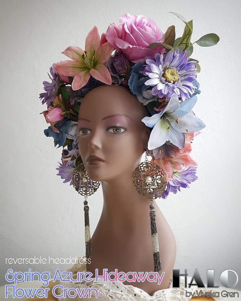 The Spring Azure Hidaway Flower Crown