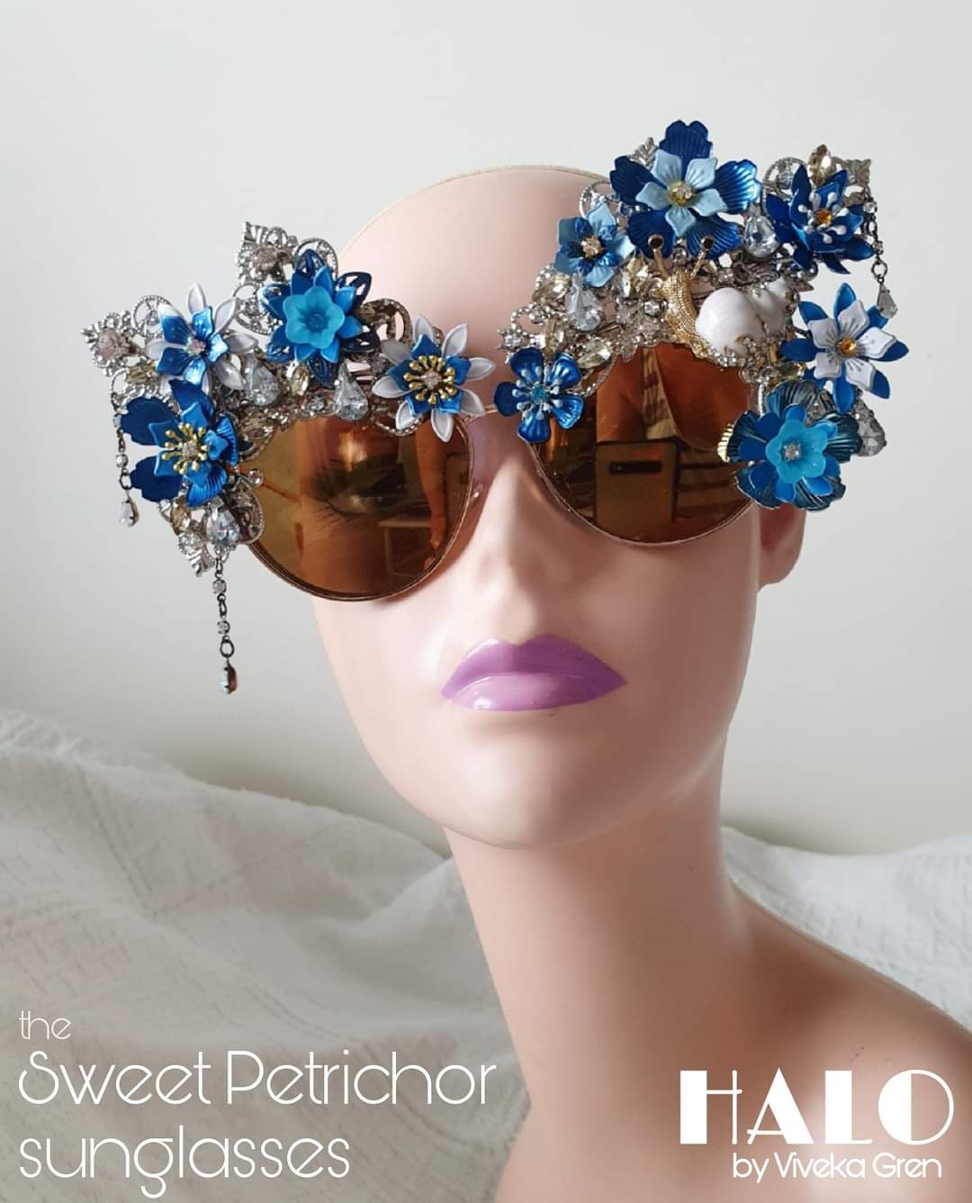 The Sweet Petrichor couture sunglasses